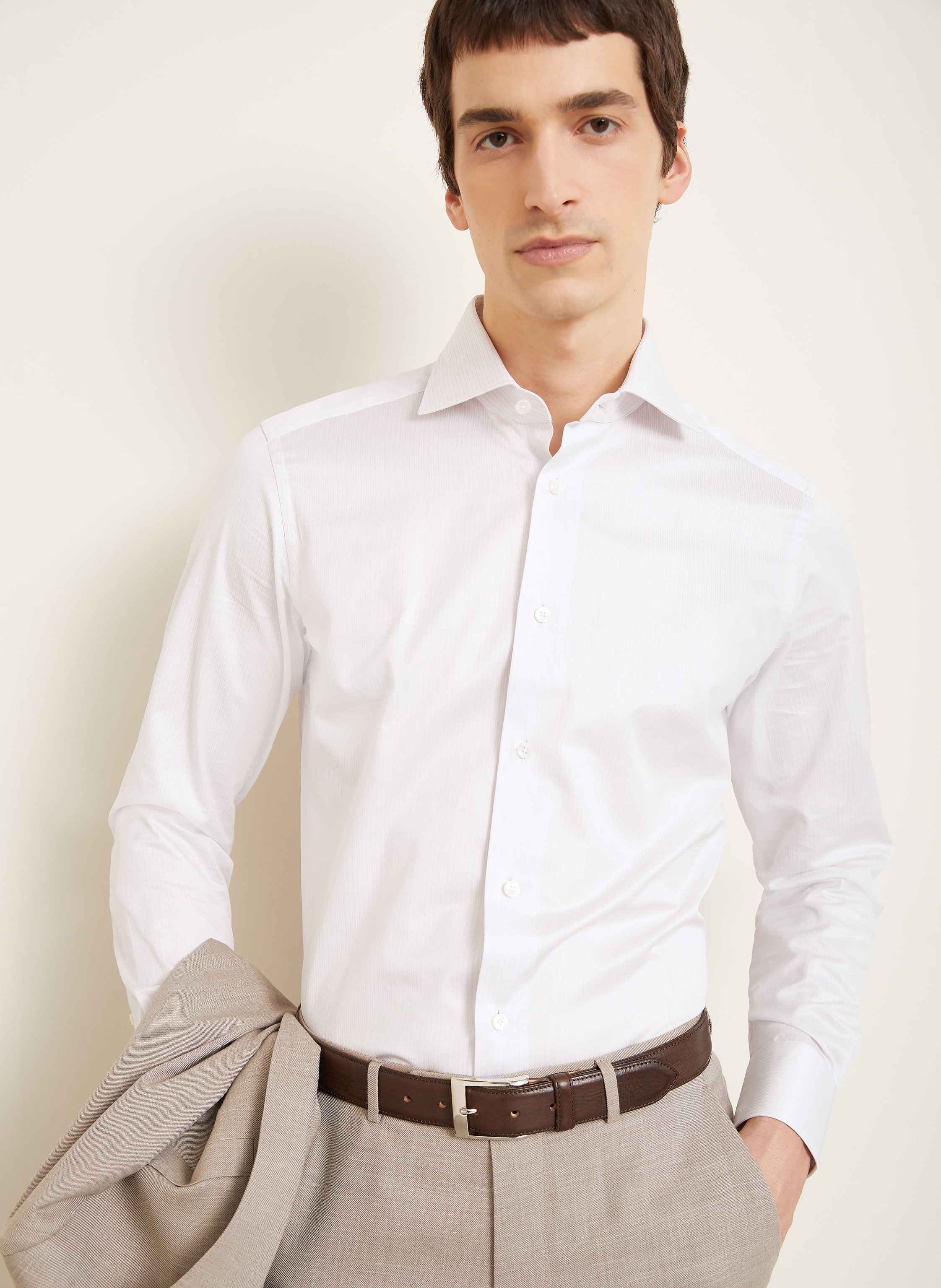 Thumbnail - Zegna Hemd Regular Fit lila