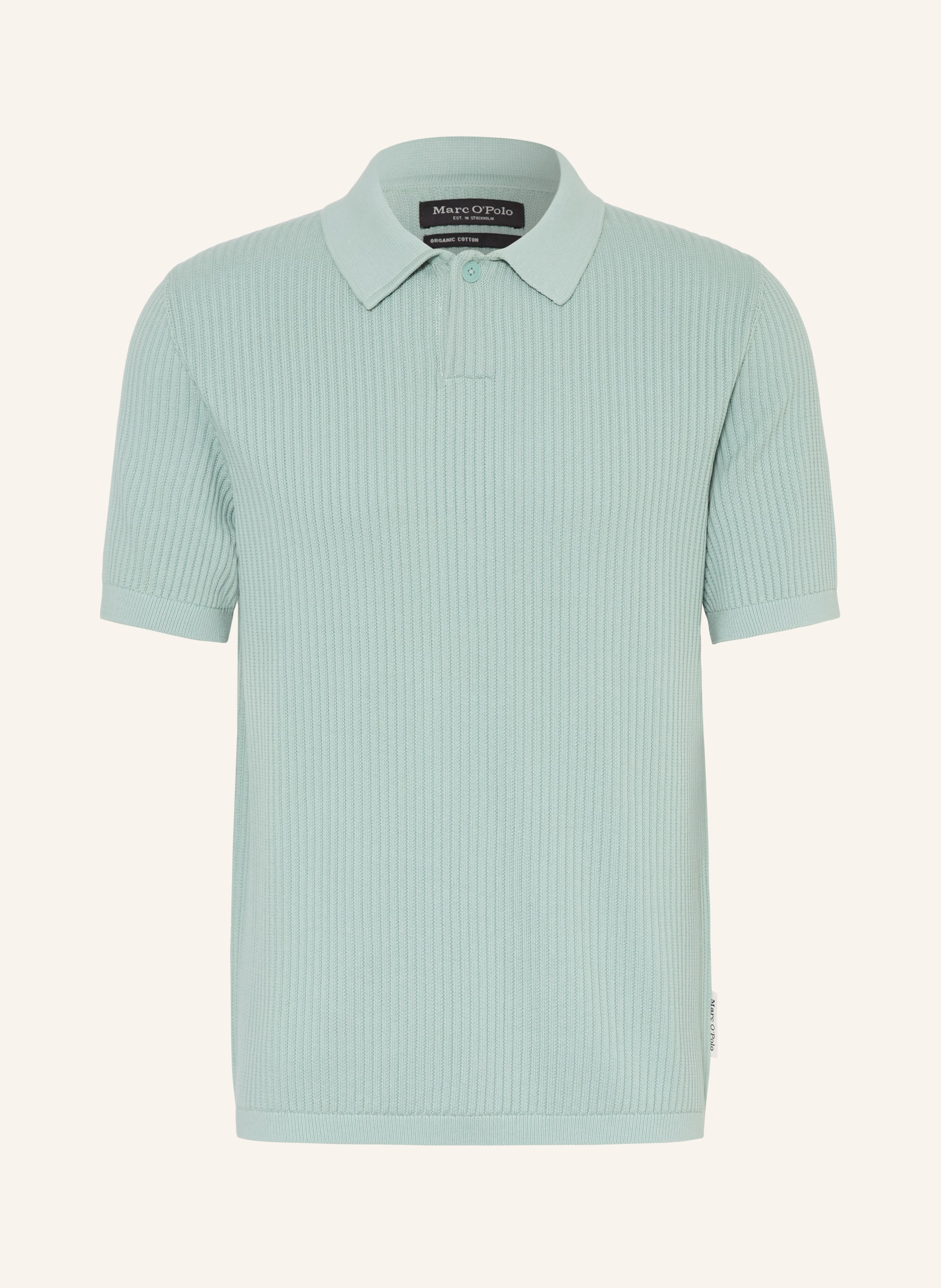 Marc O'polo Strick-Poloshirt gruen