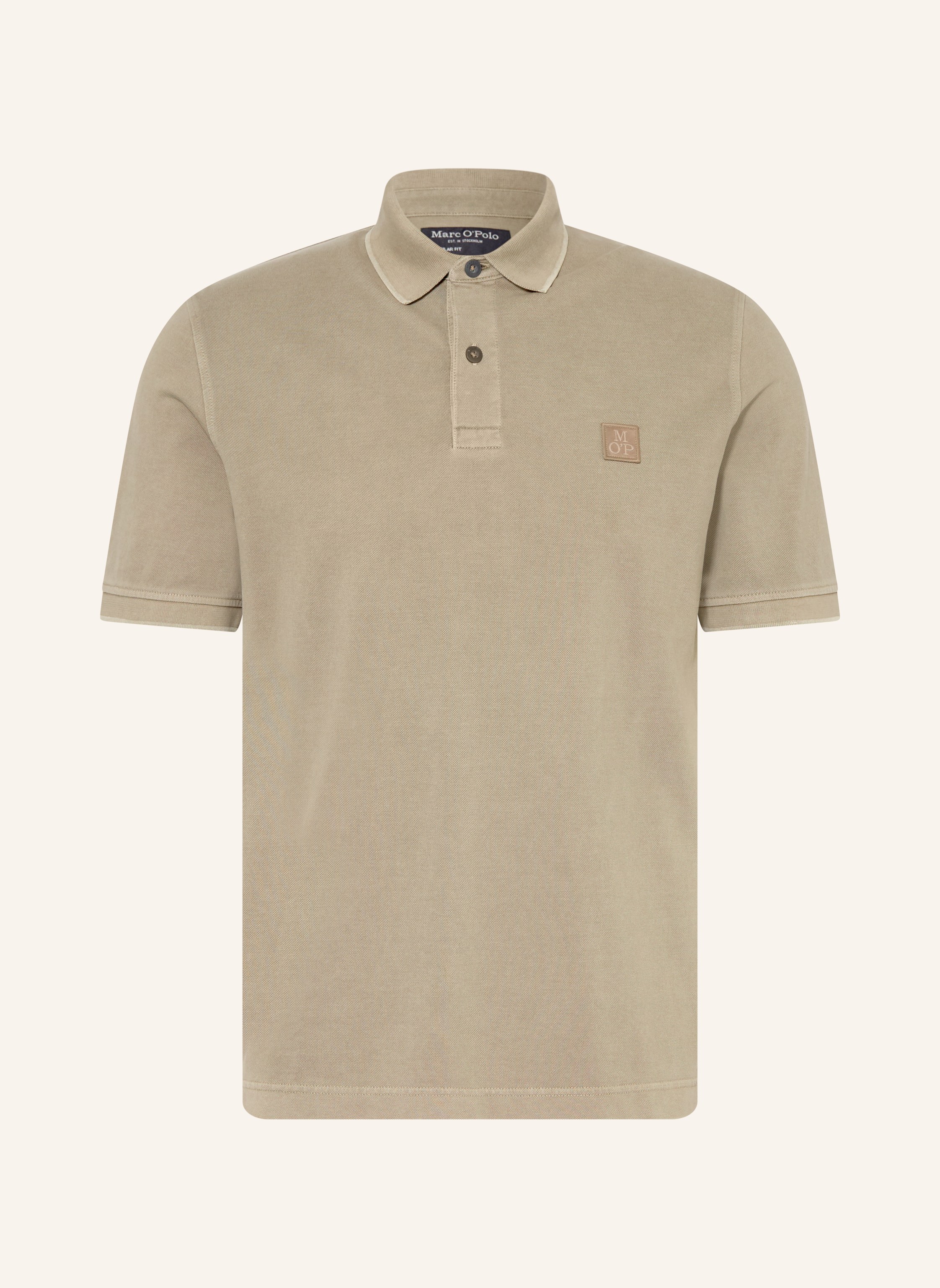 Marc O'polo Piqué-Poloshirt beige