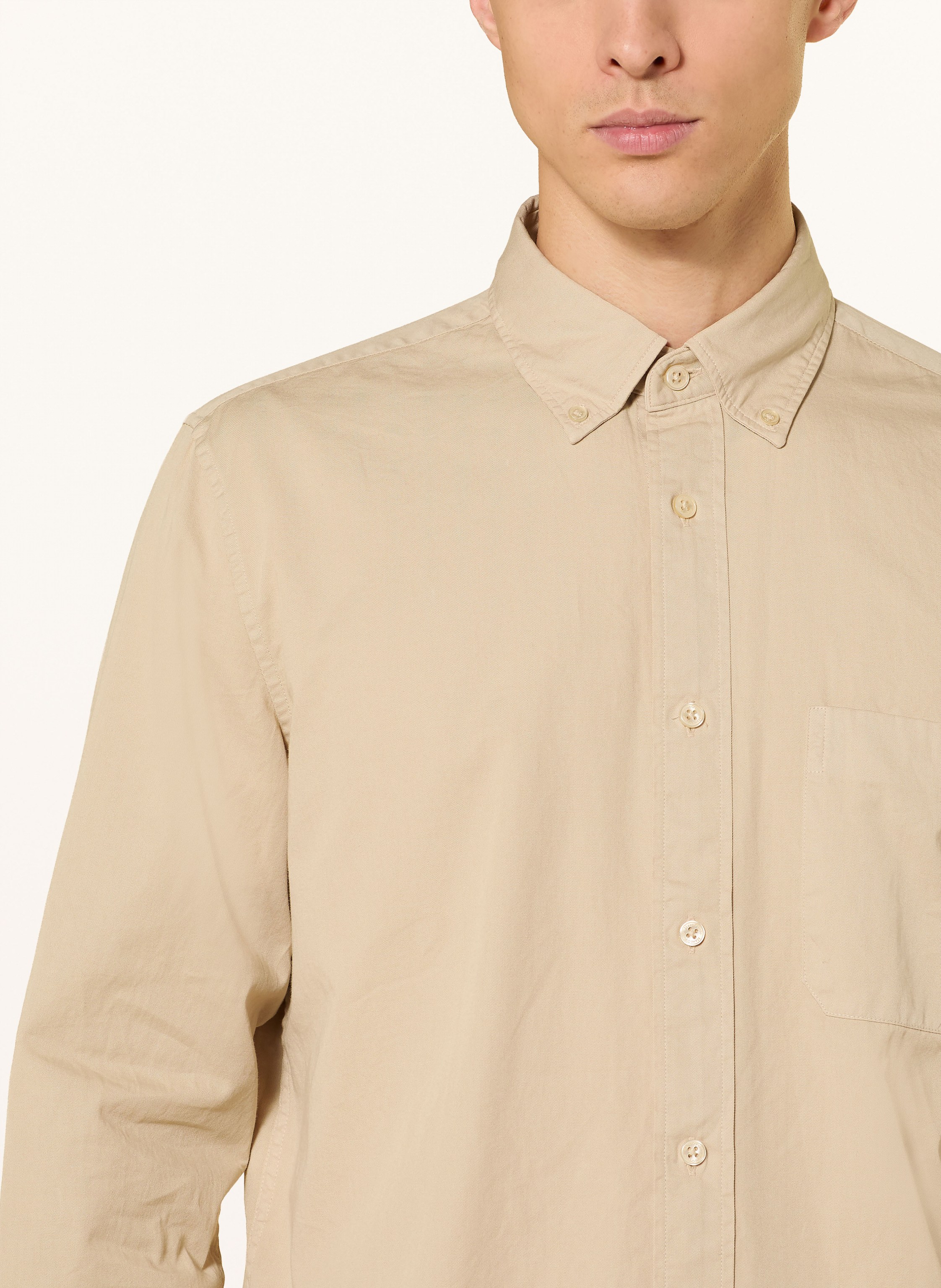 Thumbnail - Marc O'polo Hemd Regular Fit beige