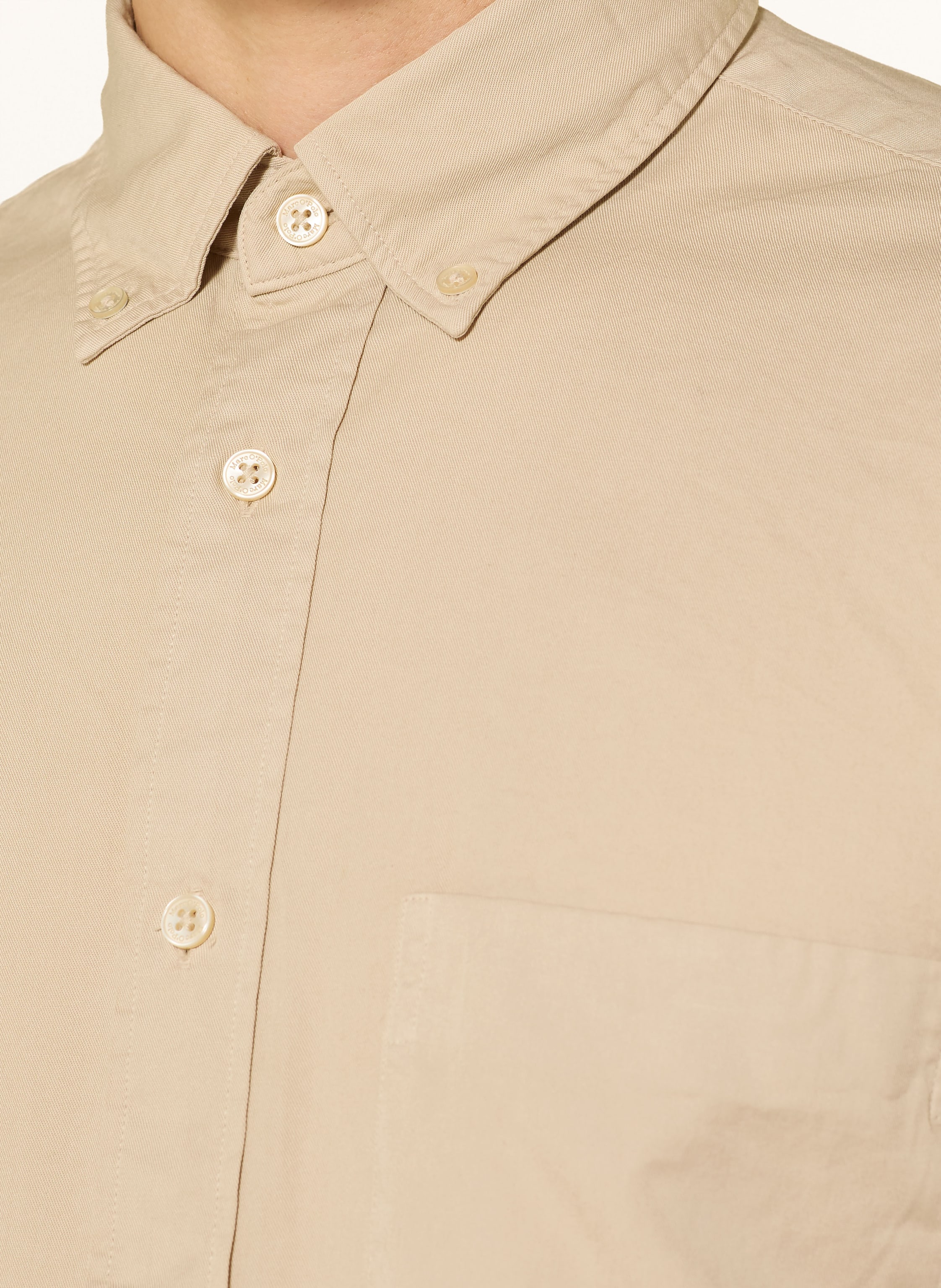 Thumbnail - Marc O'polo Hemd Regular Fit beige