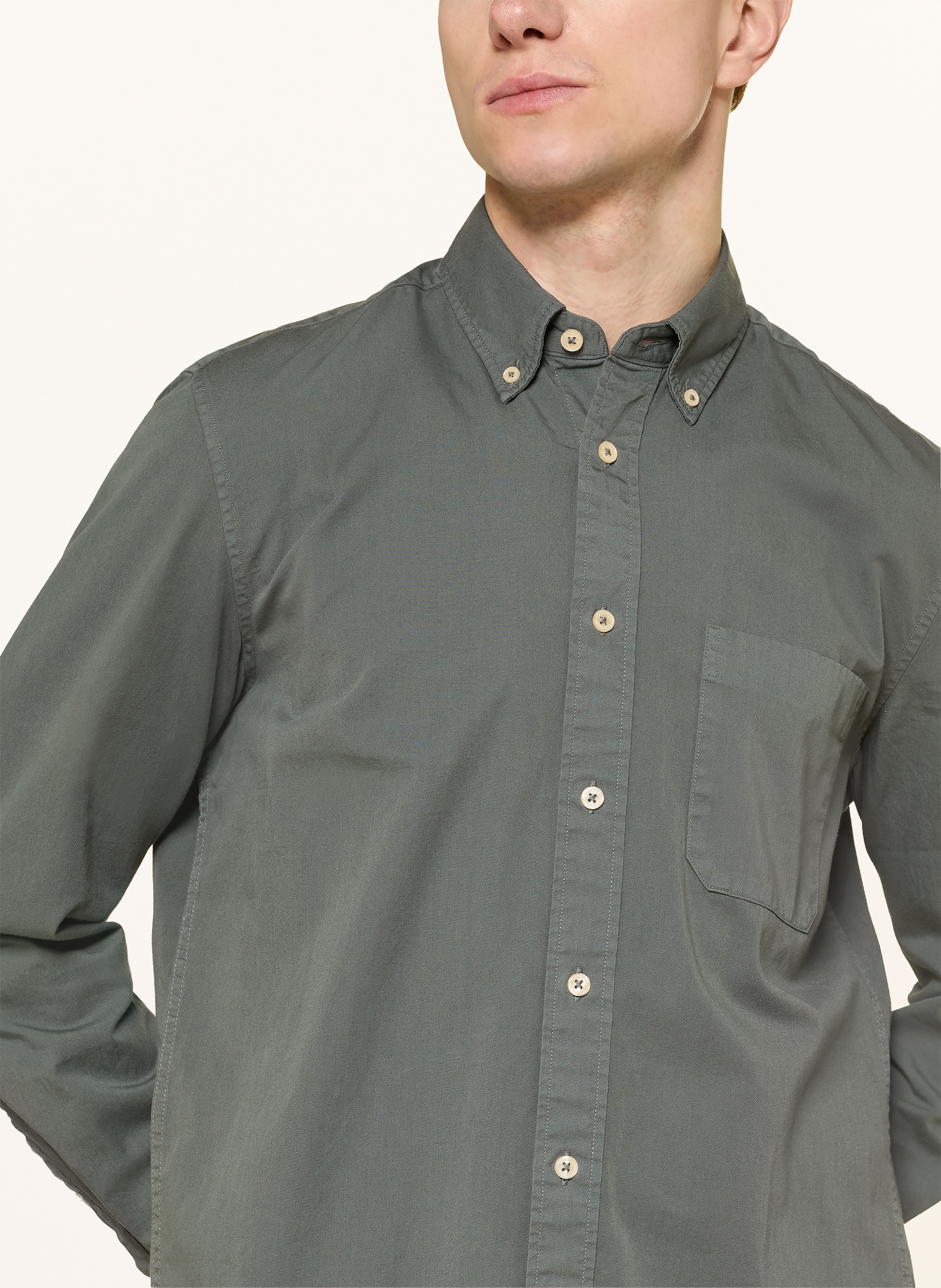 Thumbnail - Marc O'polo Hemd Regular Fit gruen