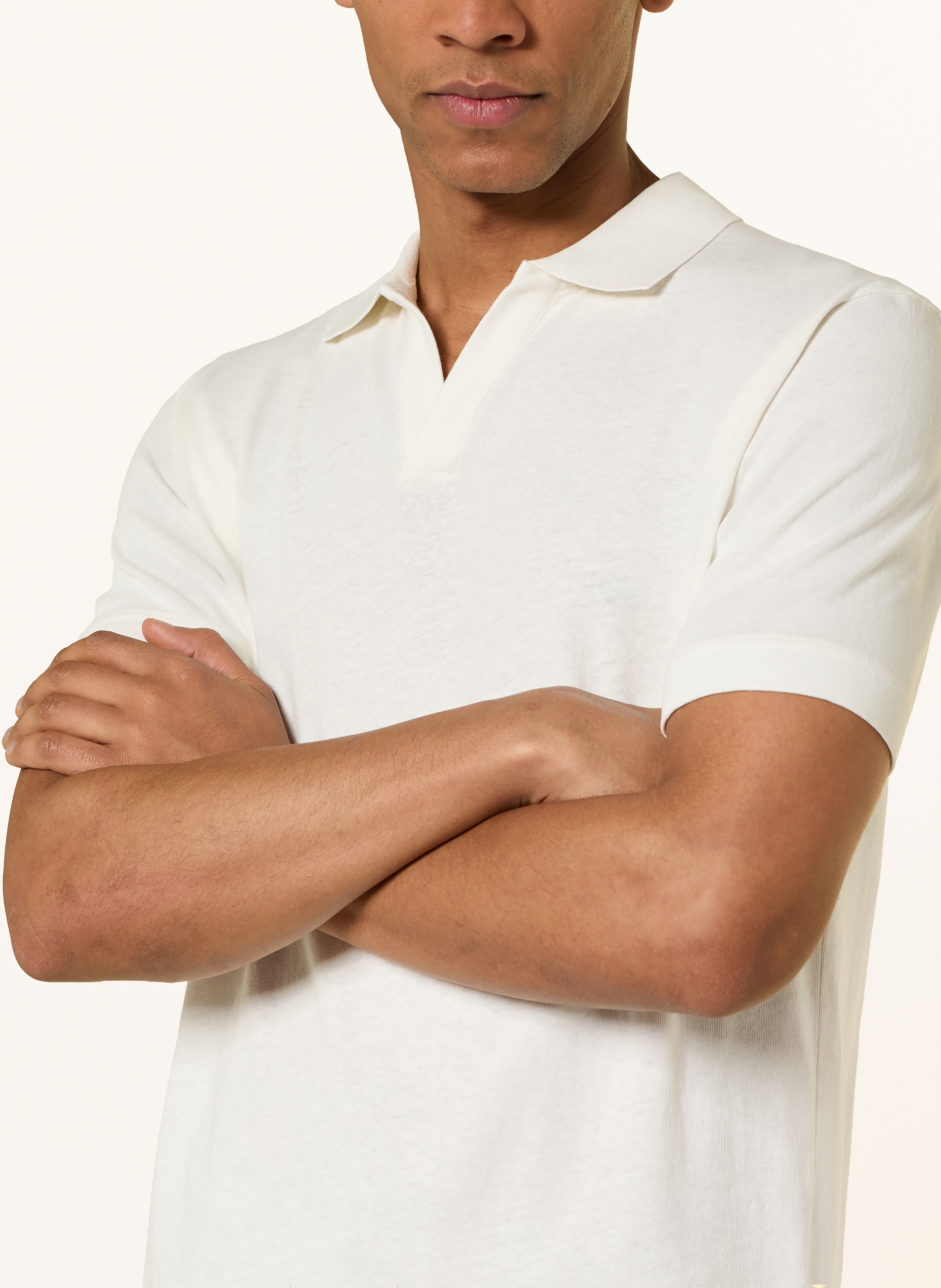 Thumbnail - Marc O'polo Jersey-Poloshirt Regular Fit weiss