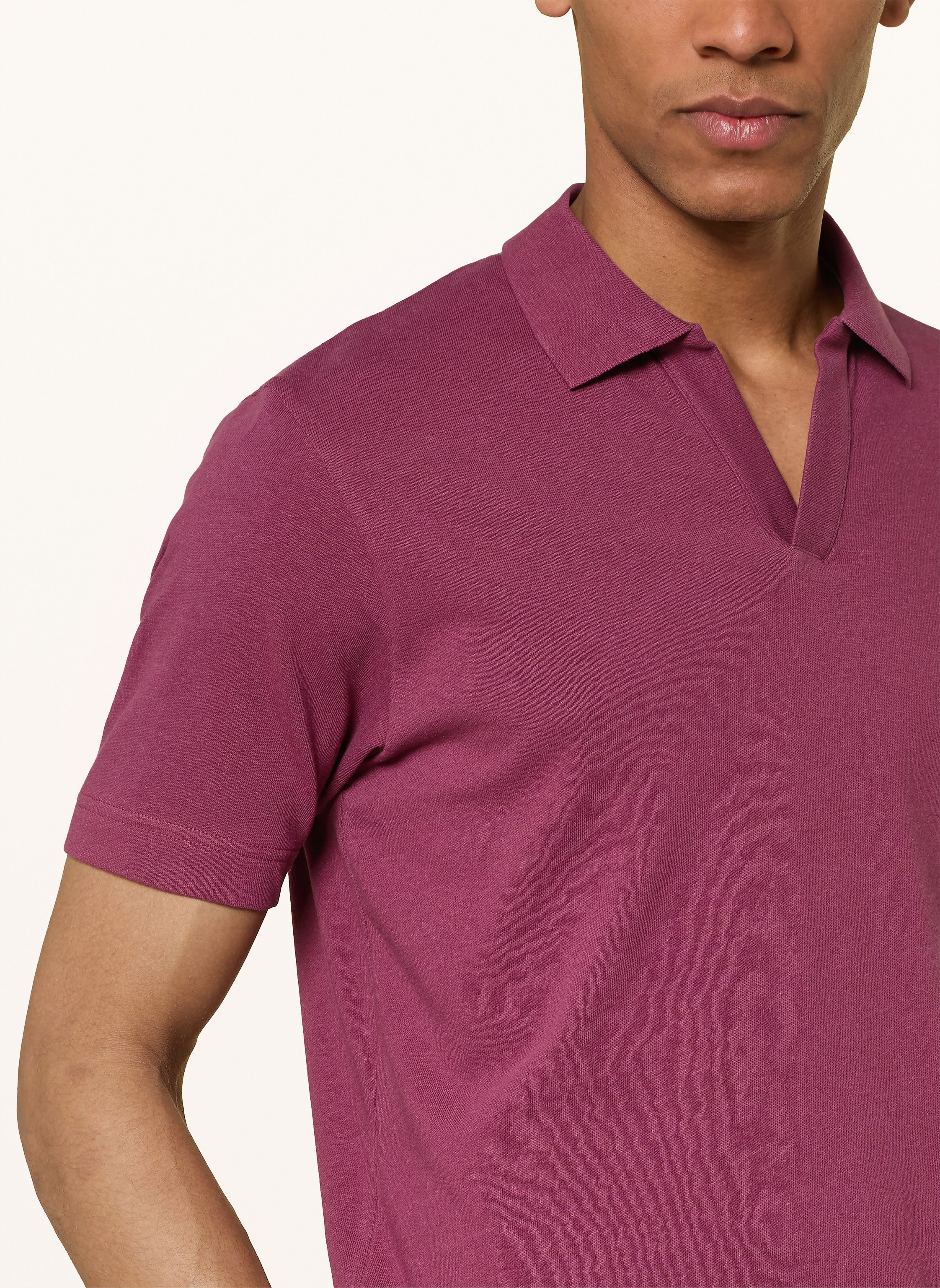 Thumbnail - Marc O'polo Jersey-Poloshirt Regular Fit rot