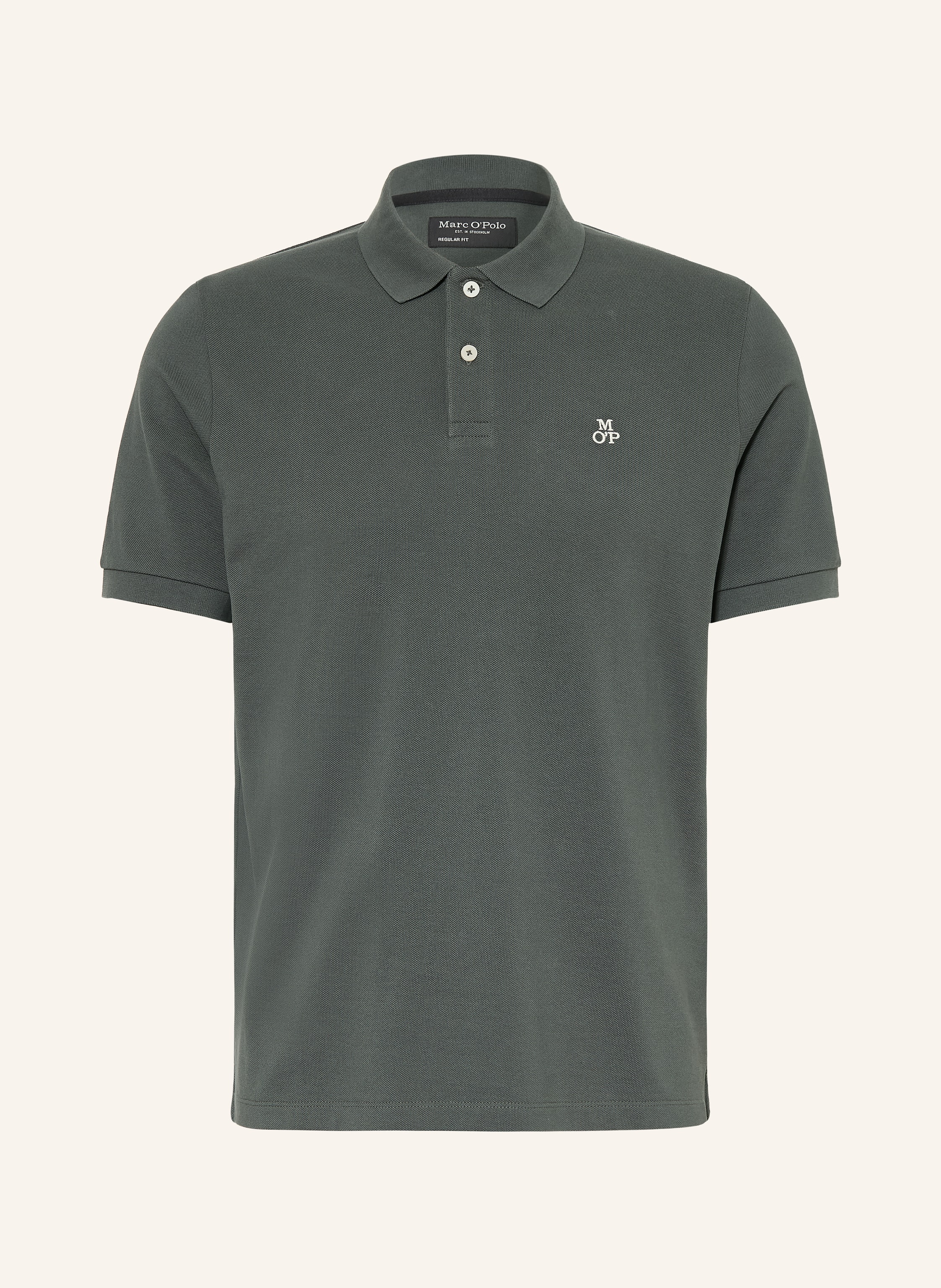 Marc O'polo Piqué-Poloshirt Regular Fit grau