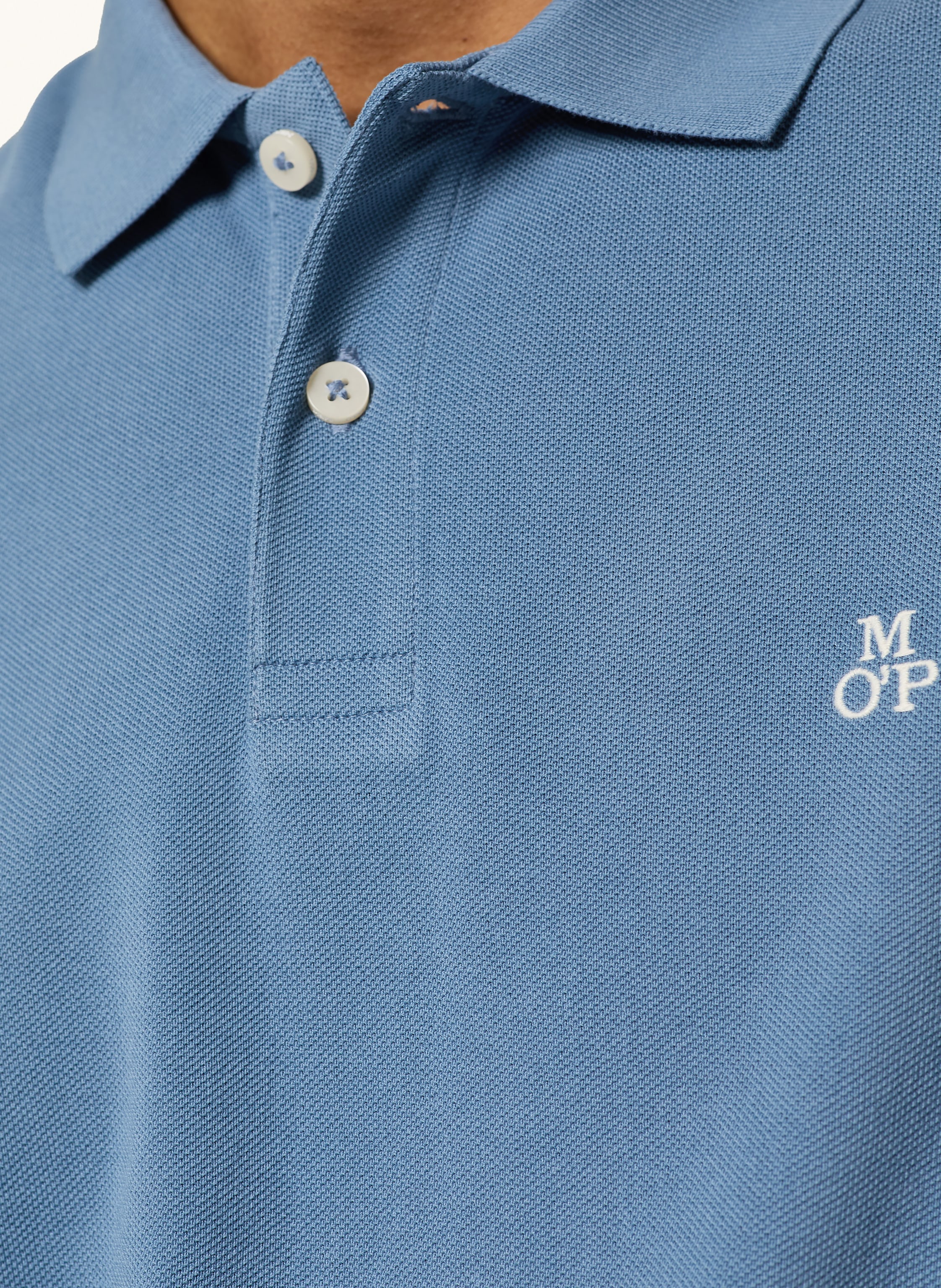 Thumbnail - Marc O'polo Piqué-Poloshirt Regular Fit blau