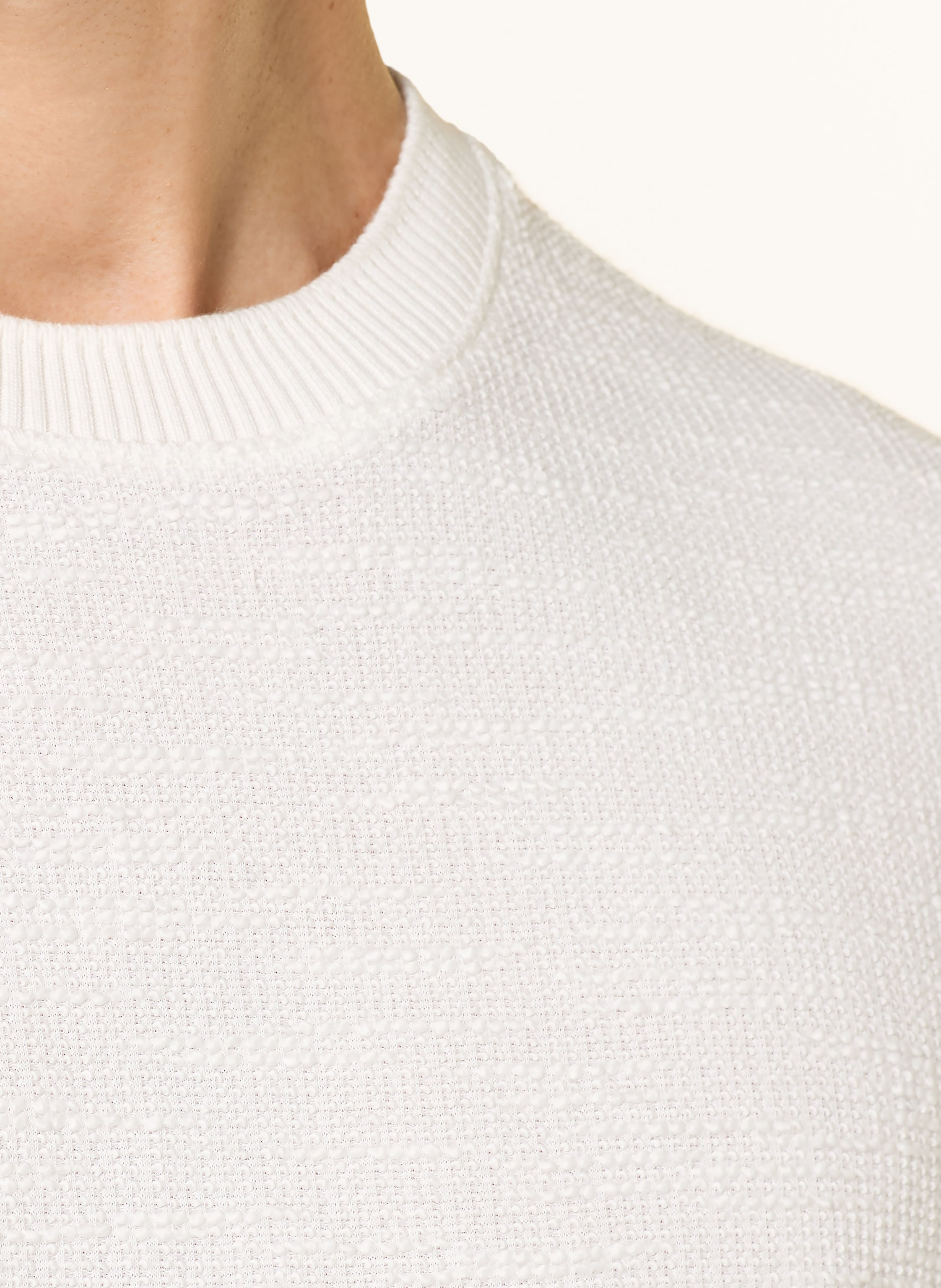 Thumbnail - Marc O'polo T-Shirt Aus Bouclé weiss