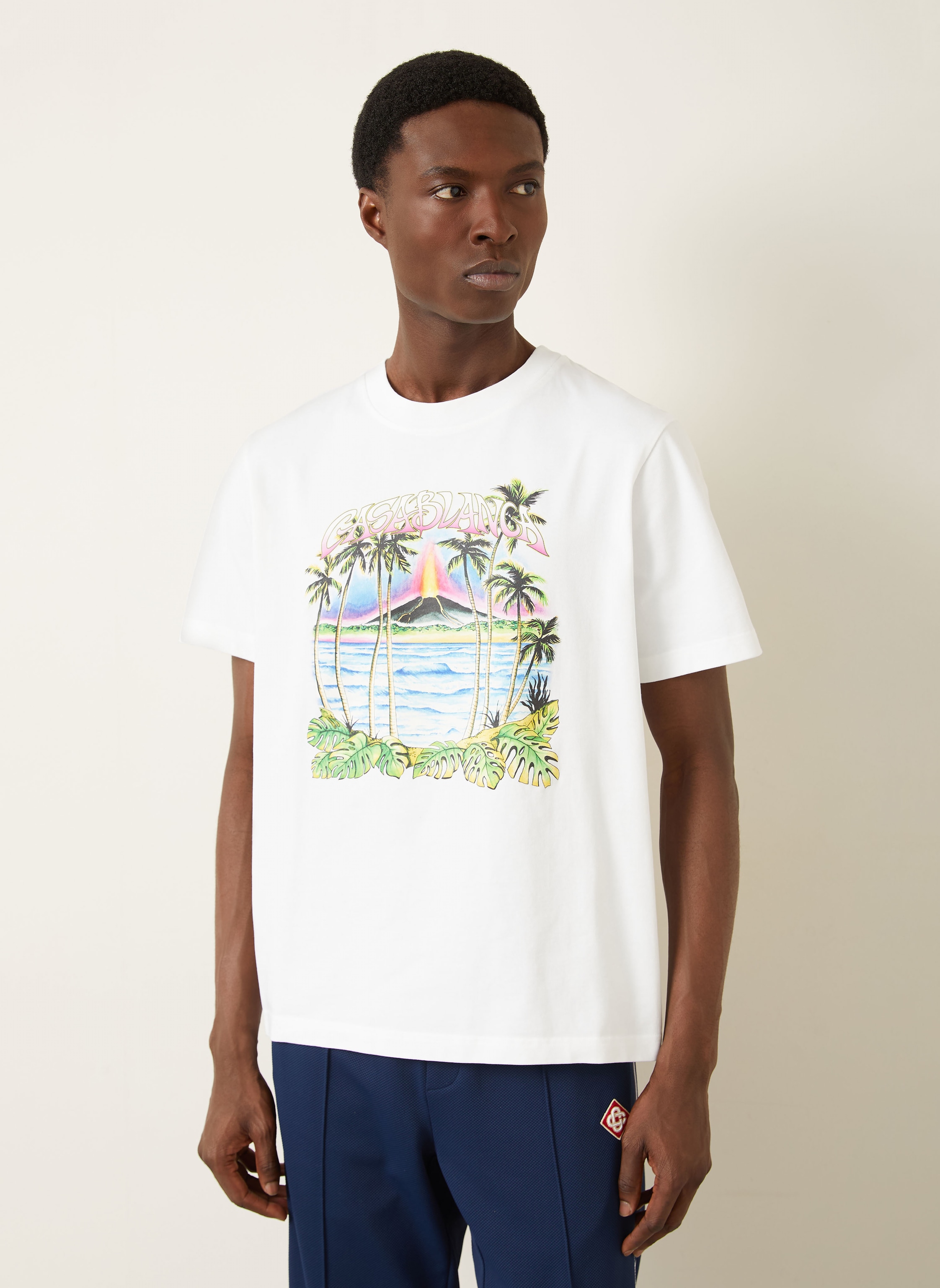 Thumbnail - Casablanca T-Shirt weiss