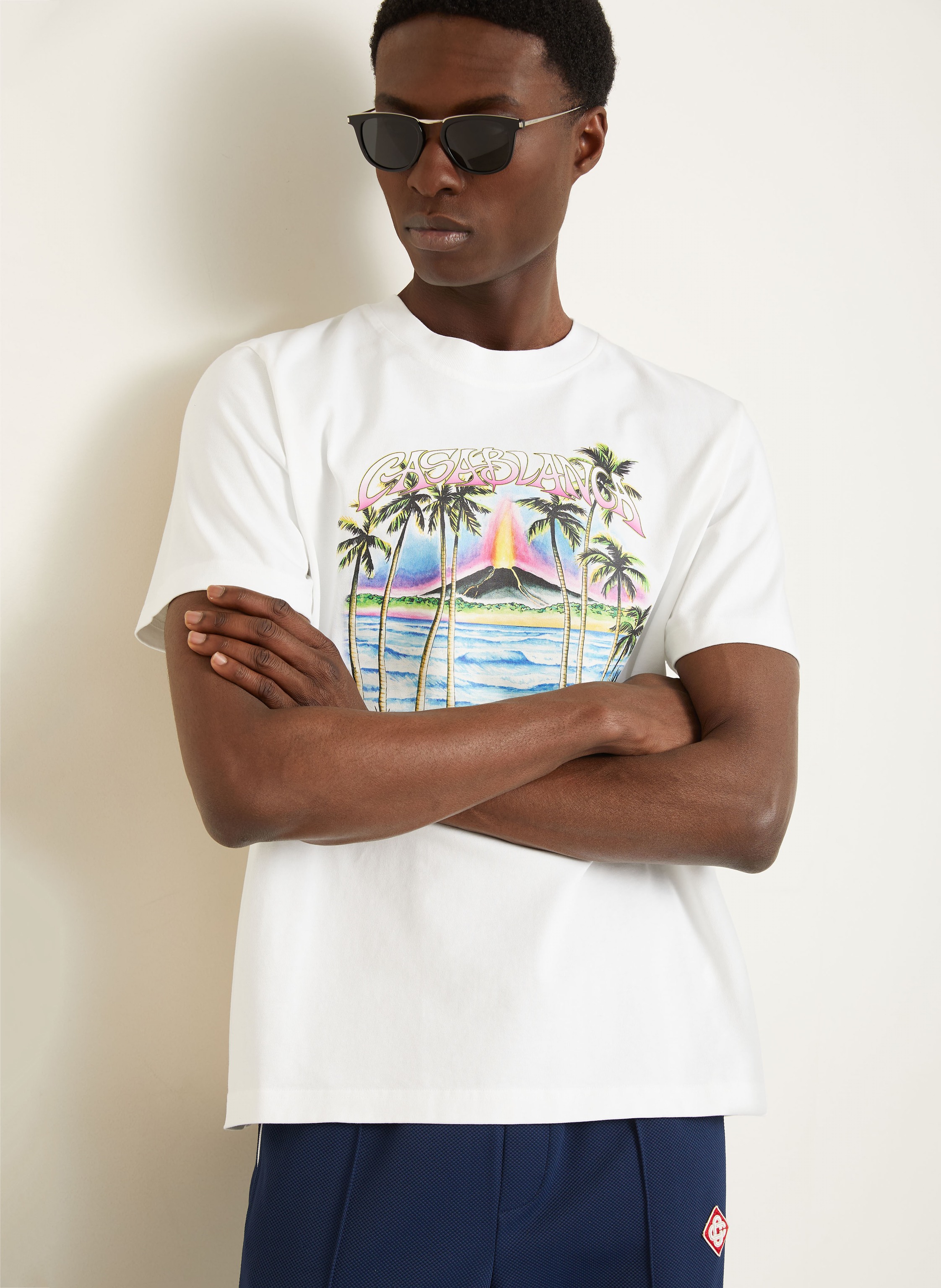 Thumbnail - Casablanca T-Shirt weiss