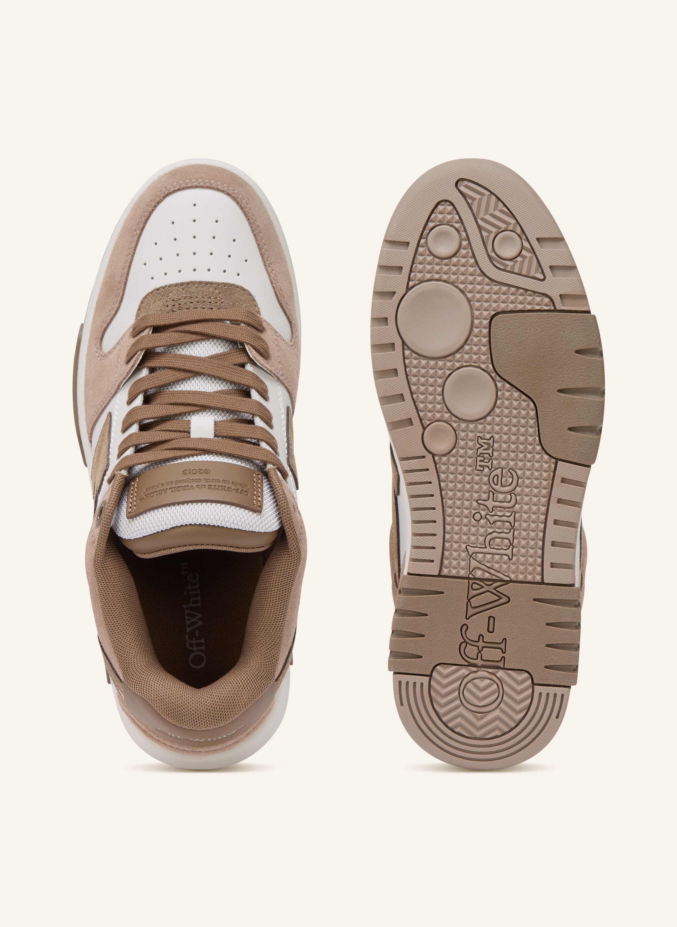 Thumbnail - Off-White Sneaker Out Of Office beige