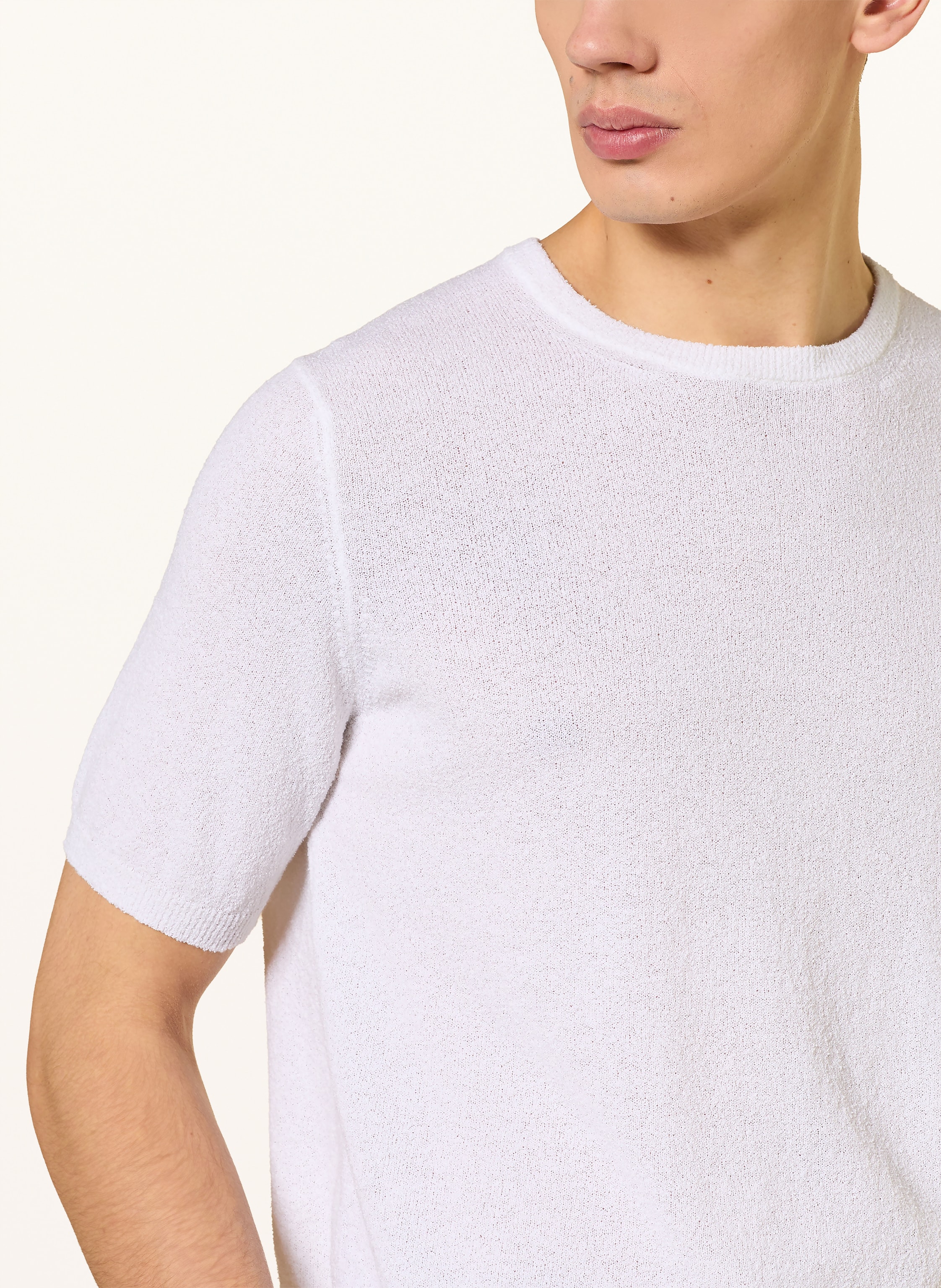 Thumbnail - Roberto Collina Strickshirt weiss