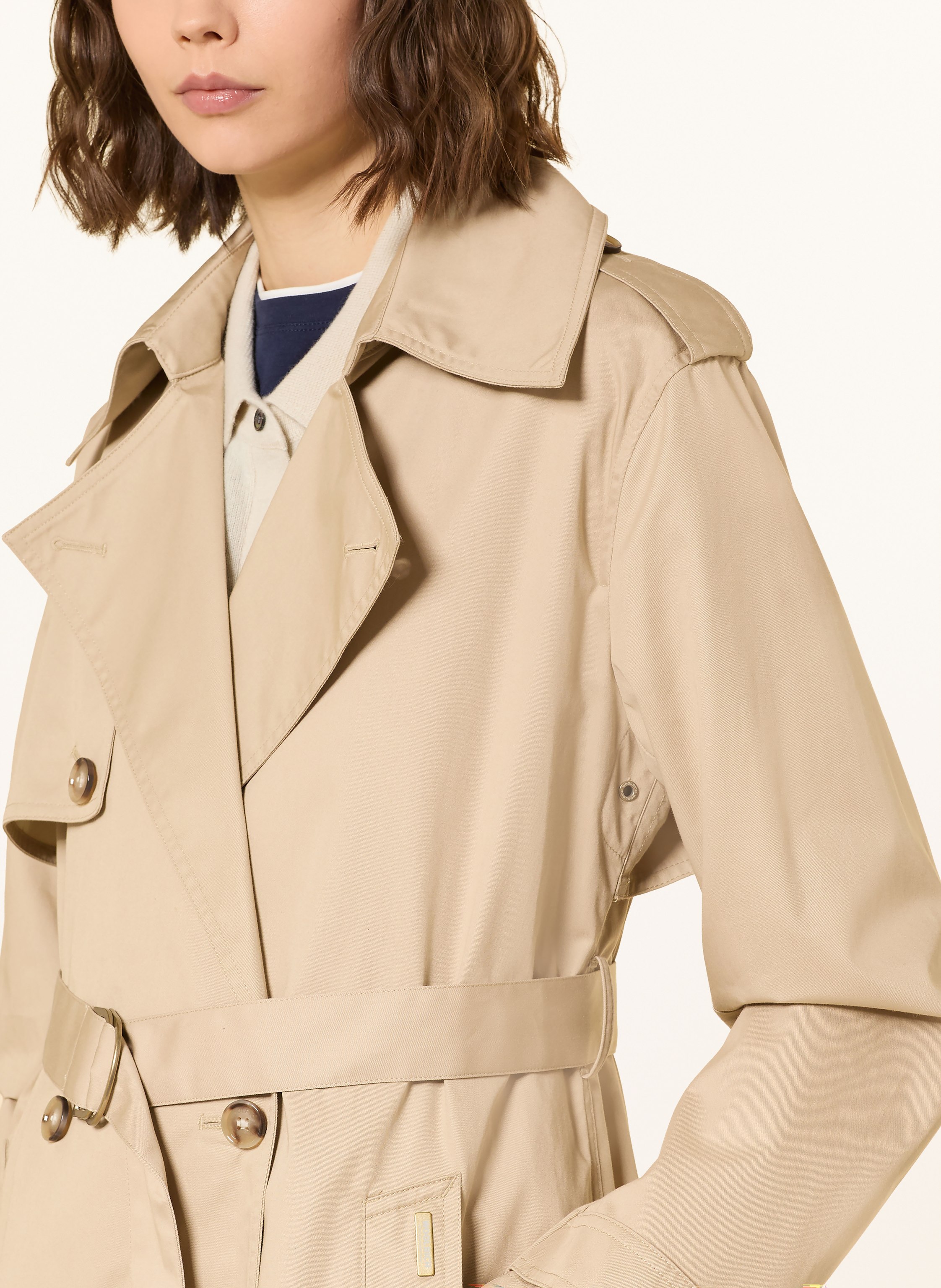 Thumbnail - Woolrich Trenchcoat beige