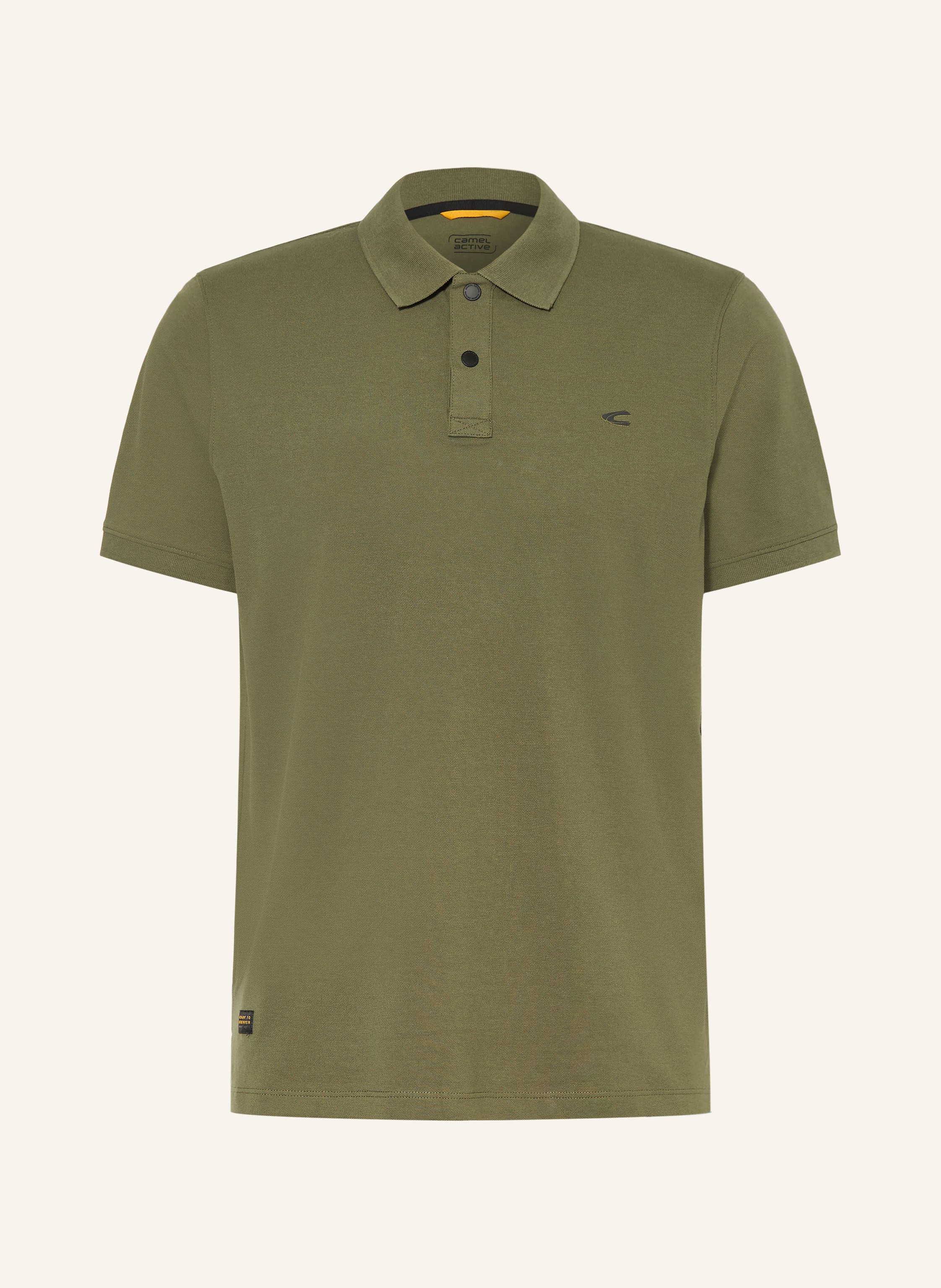 Camel Active Piqué-Poloshirt gruen