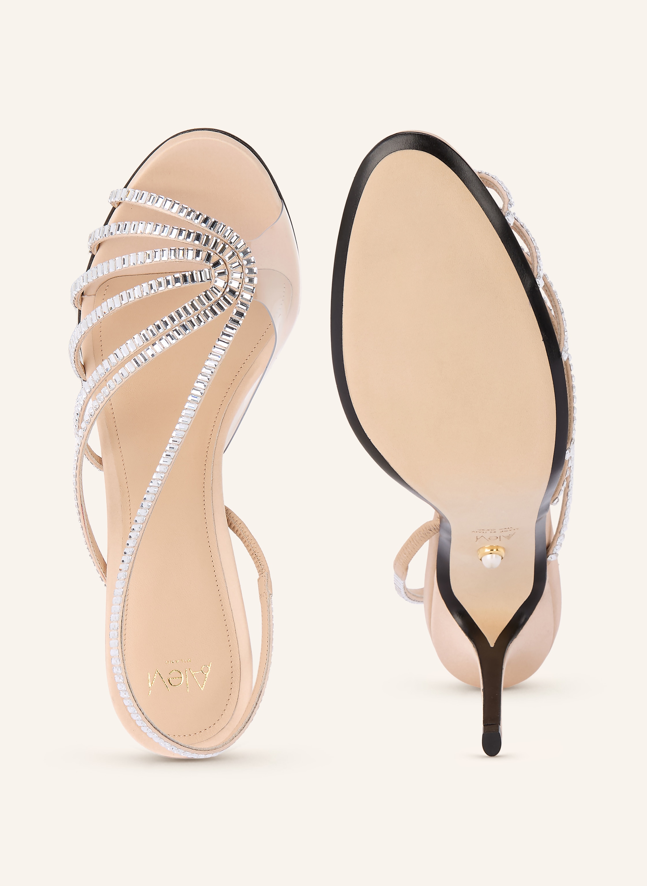 Thumbnail - Alevi Sandaletten Star Mit Schmucksteinen beige