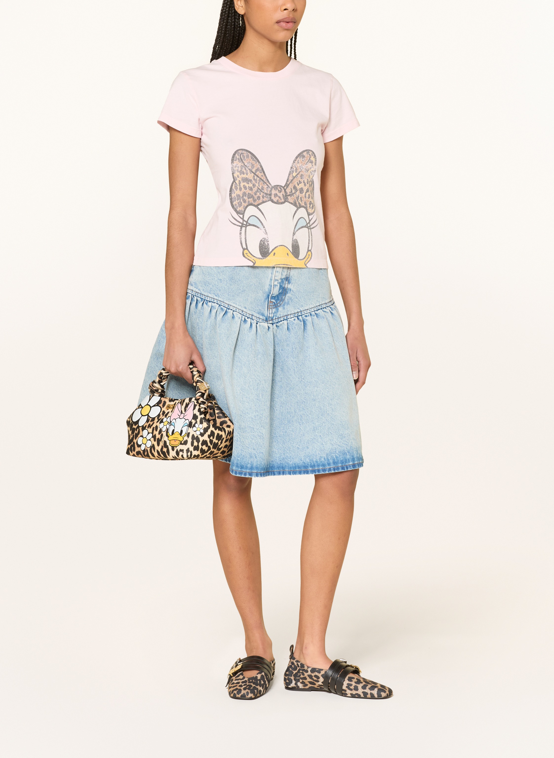 Thumbnail - Ganni Handtasche Bou Small Daisy beige