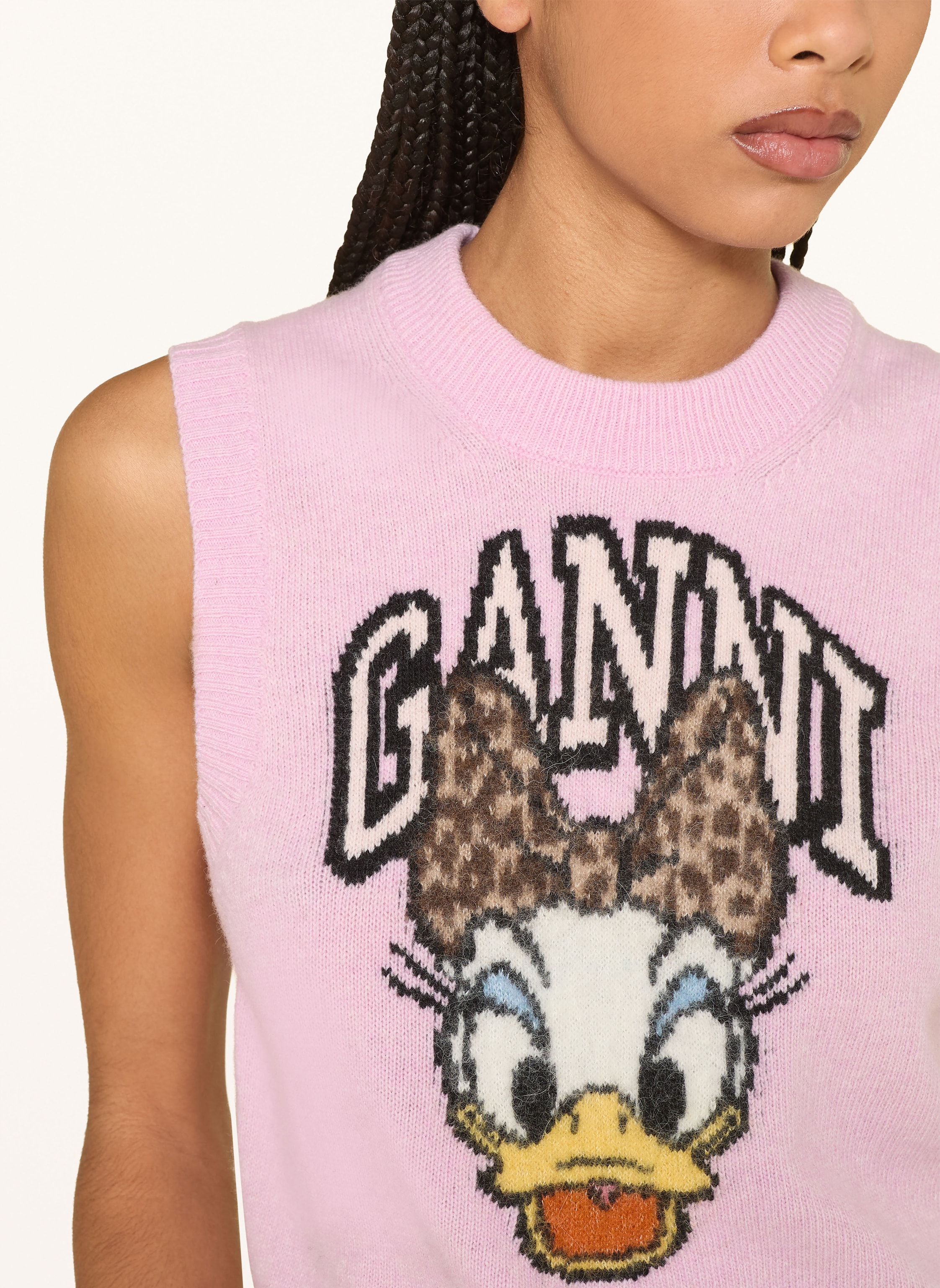 Thumbnail - Ganni Pullunder rosa