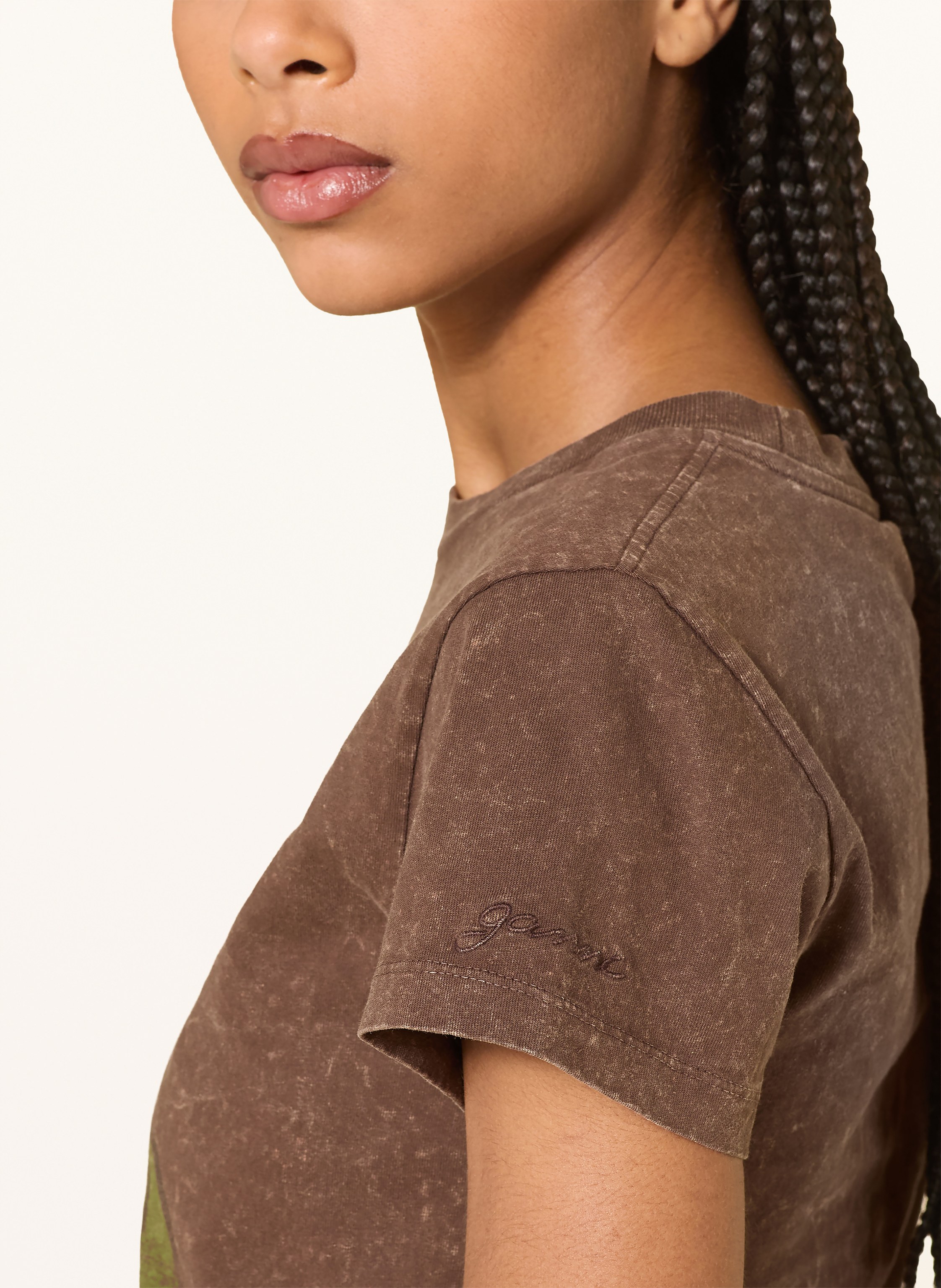 Thumbnail - Ganni T-Shirt braun