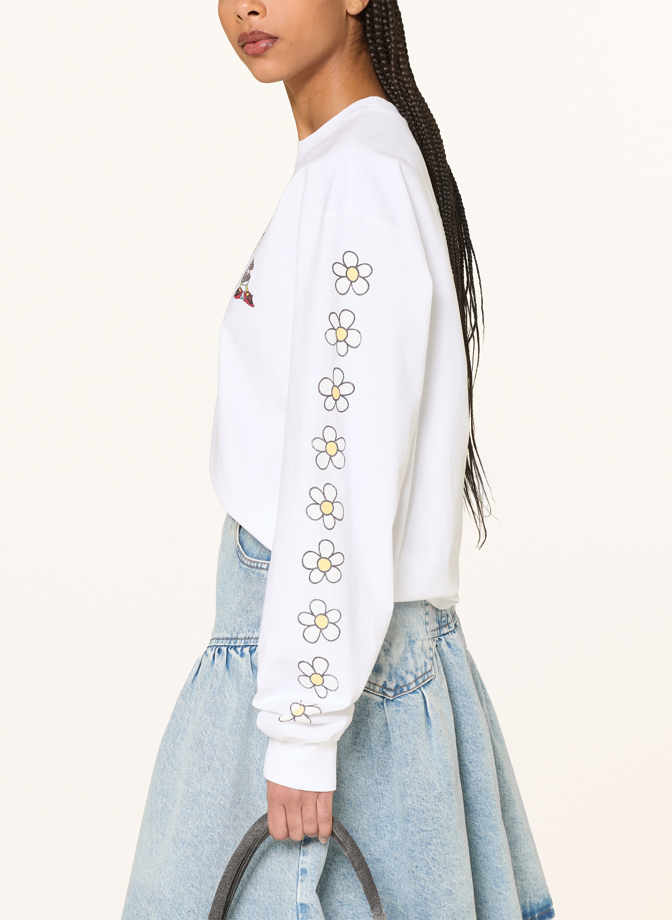 Thumbnail - Ganni Sweatshirt weiss