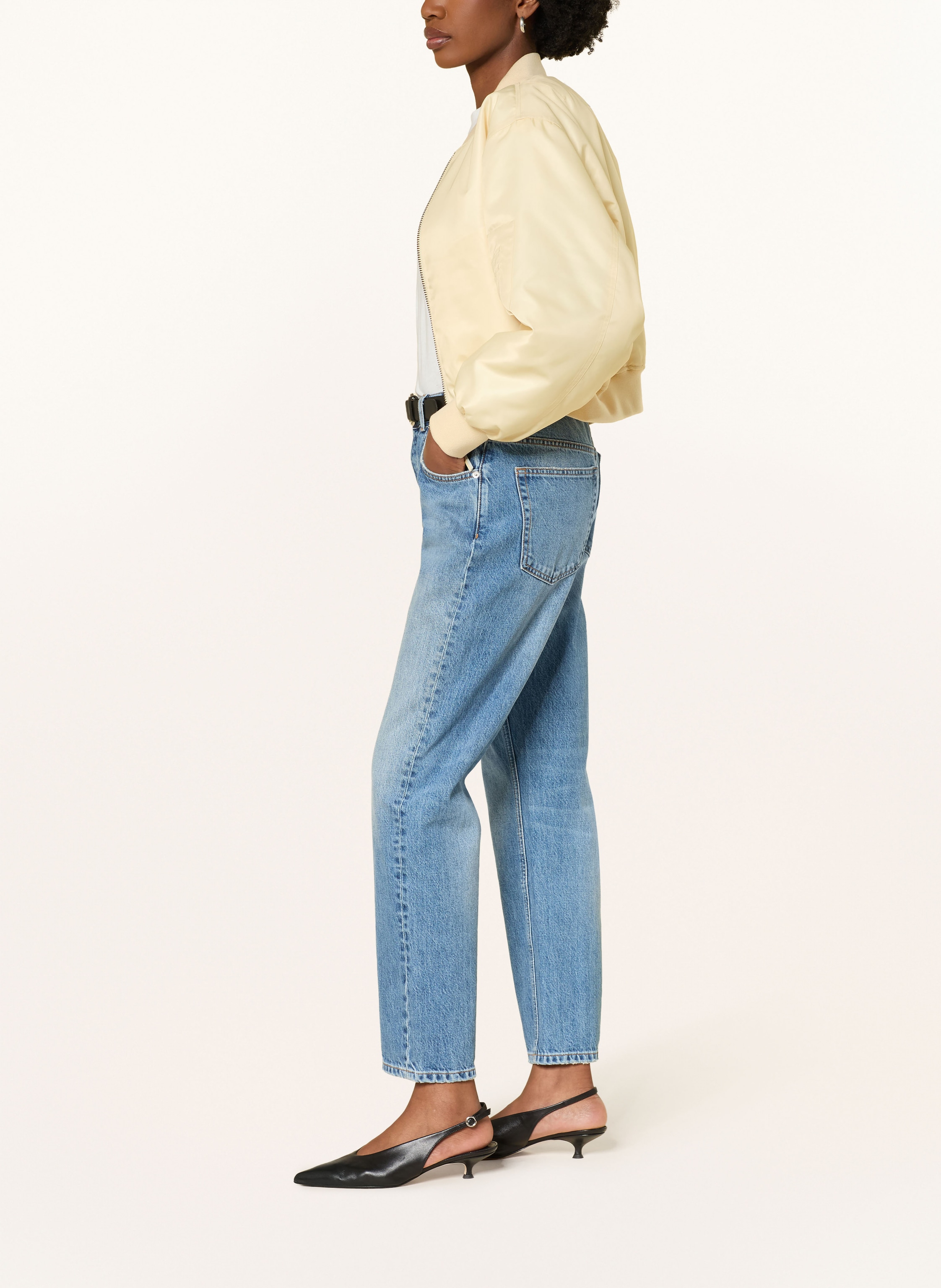 Thumbnail - Anine Bing Straight Jeans Kate blau