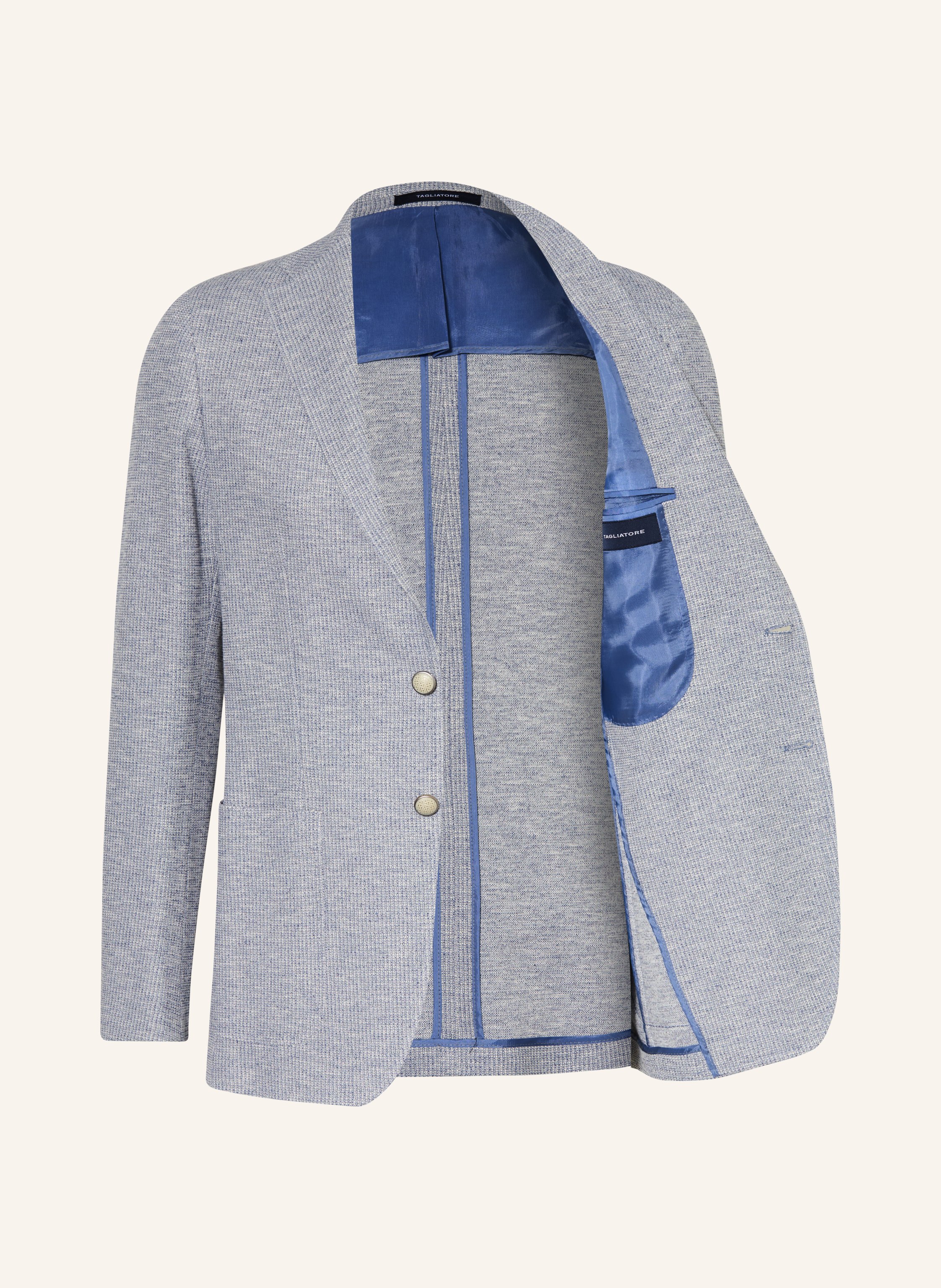 Thumbnail - Tagliatore Jerseysakko Slim Fit blau