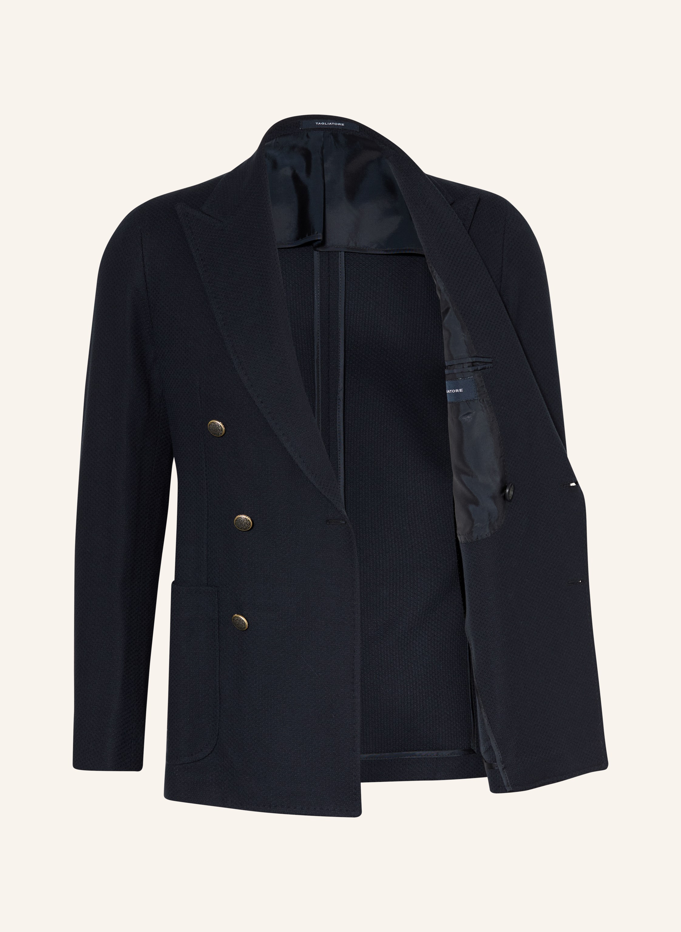 Thumbnail - Tagliatore Jerseysakko Extra Slim Fit blau