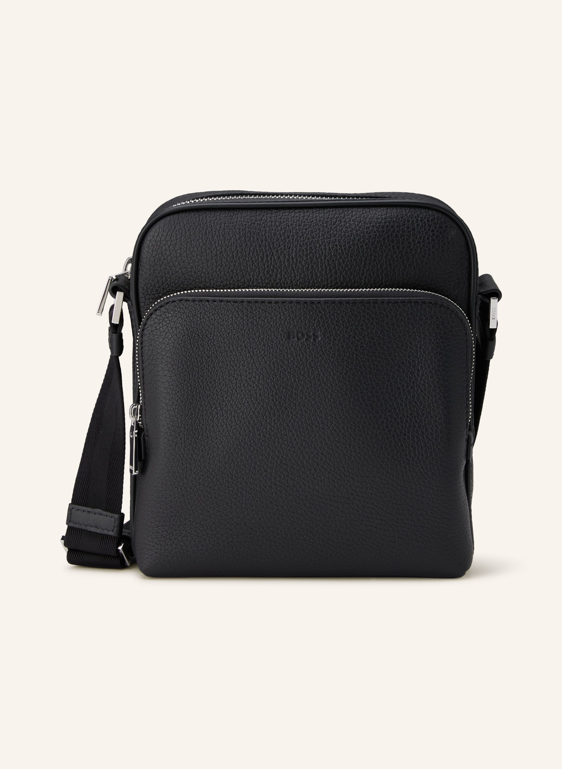 Boss Boss Schultertasche New Crosstown schwarz in SCHWARZ / SILBER