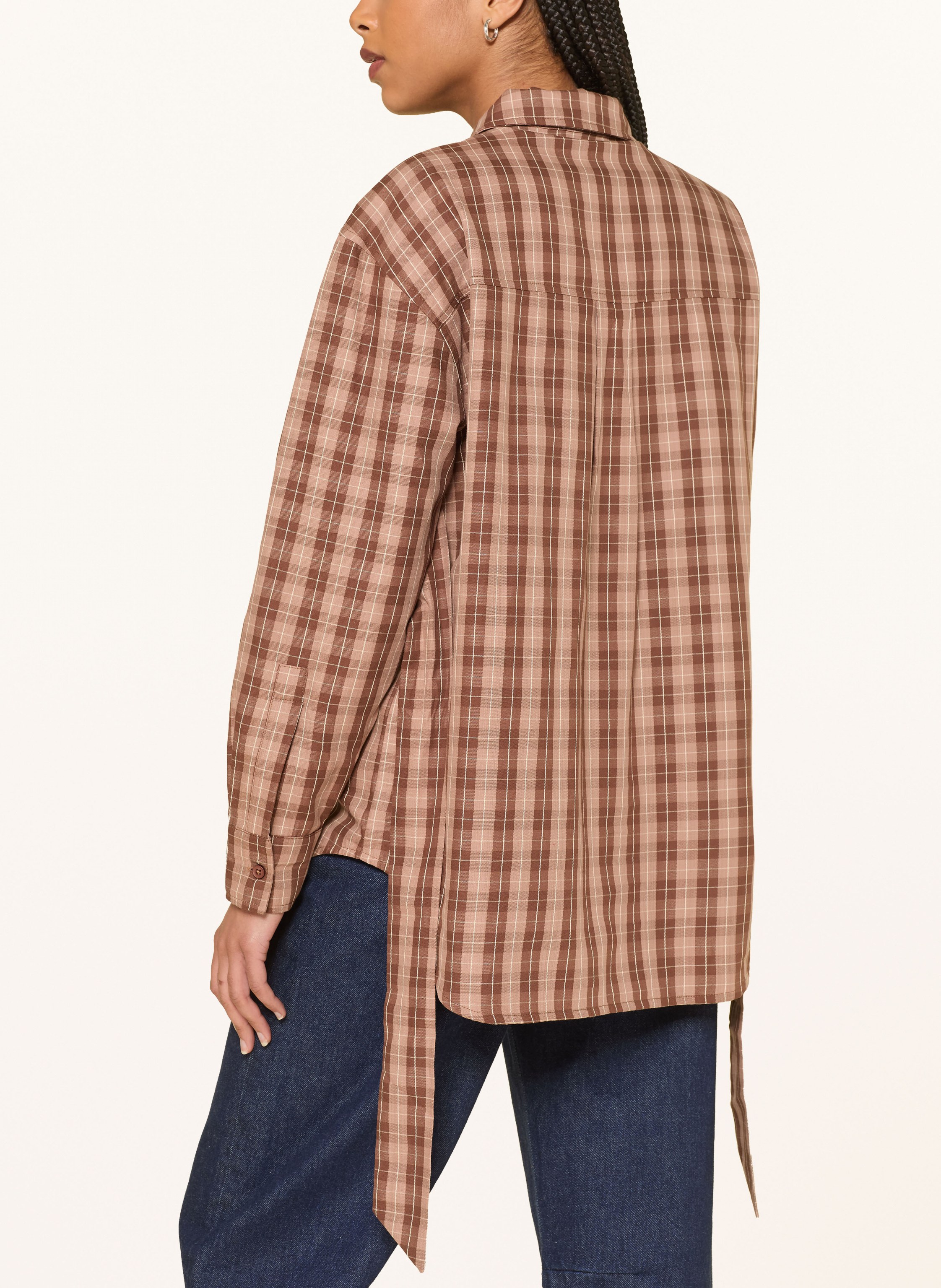 Thumbnail - Oh April Oversized-Hemdbluse Lilia braun