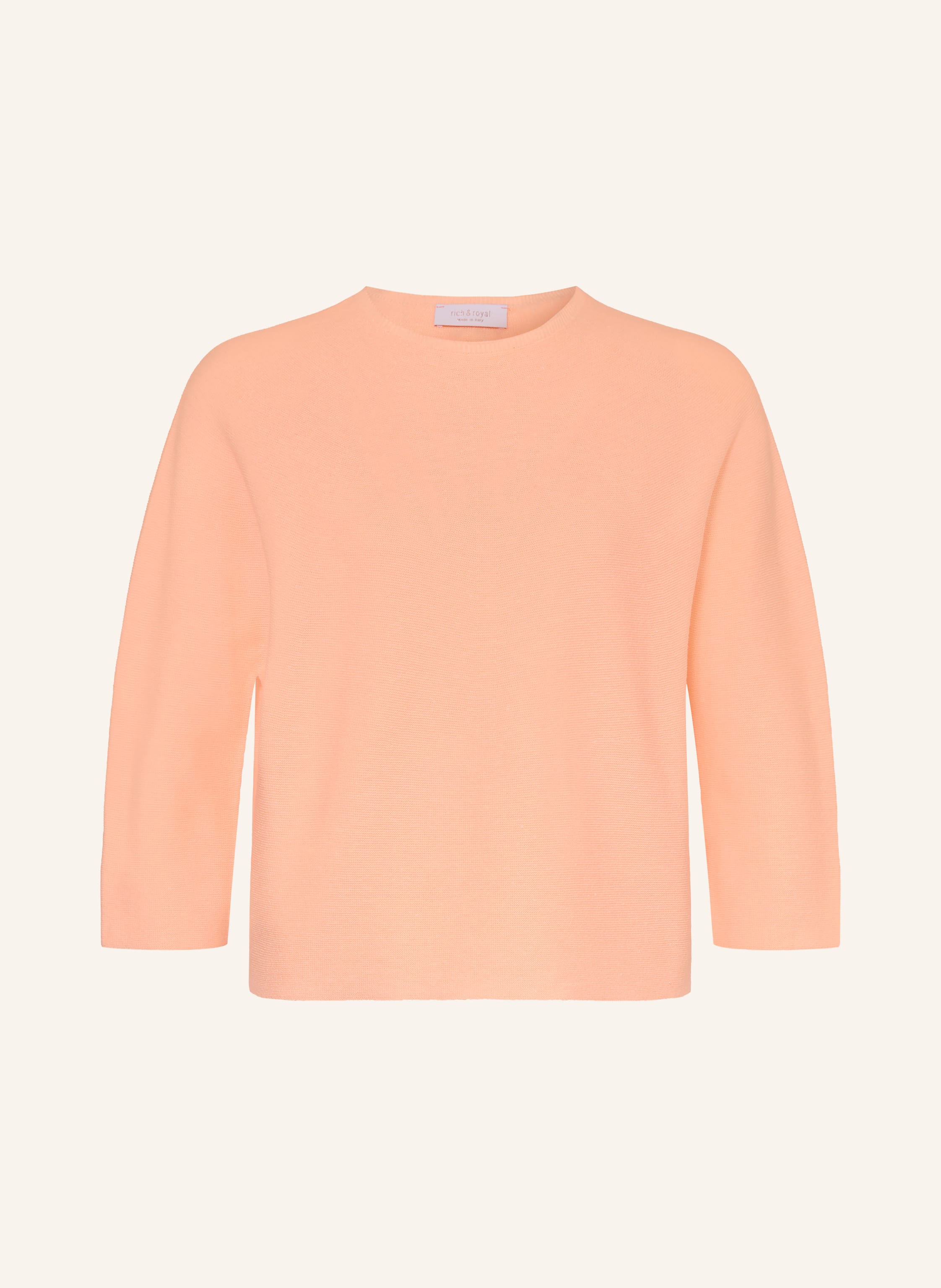 Rich & Royal Pullover Mit 3/4-Arm orange