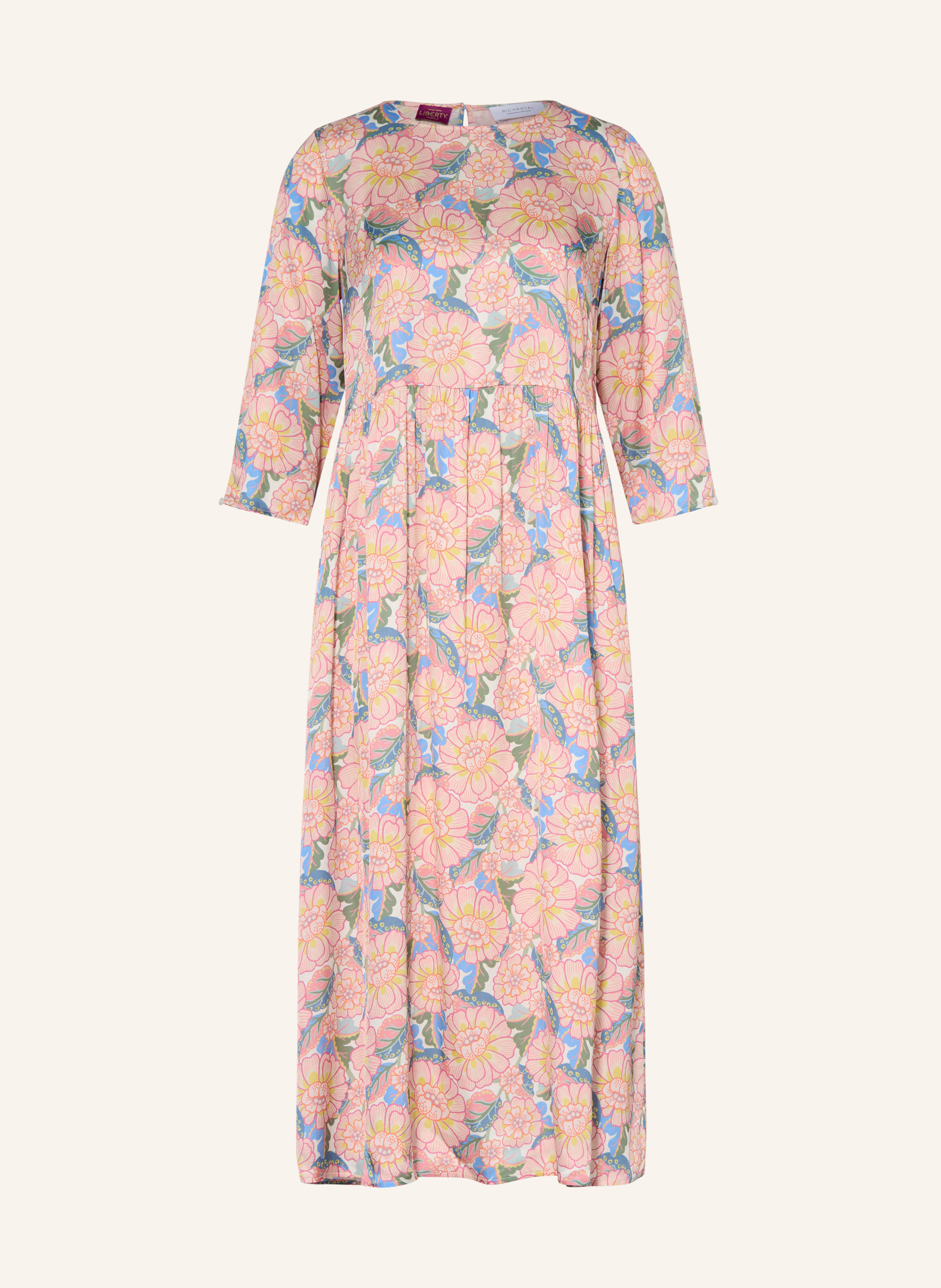Rich & Royal Kleid Mit 3/4-Arm orange