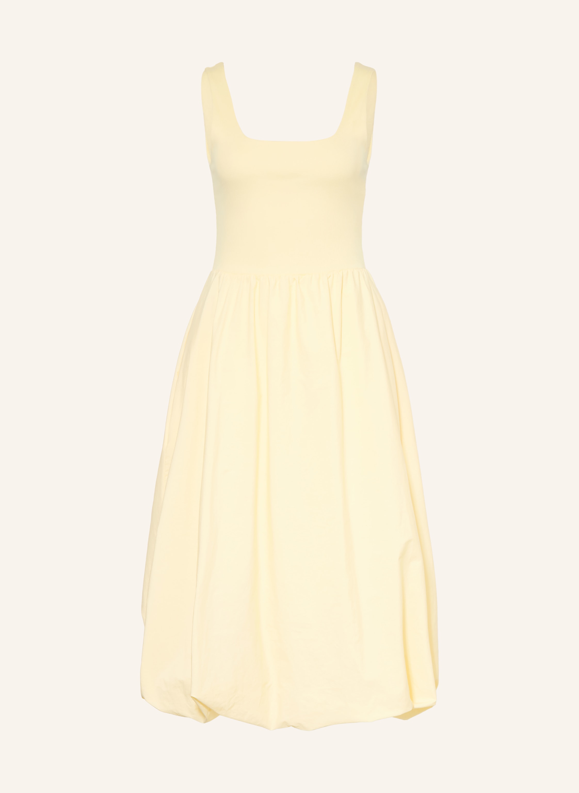 Rich & Royal Kleid Im Materialmix gelb