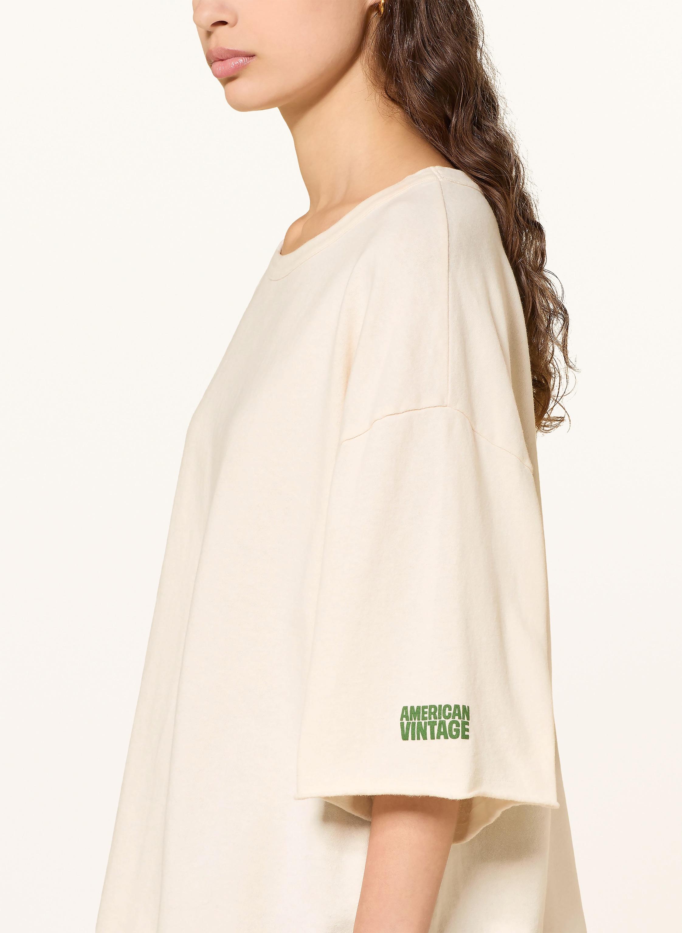 Thumbnail - American Vintage Oversized-Shirt Ykobow beige