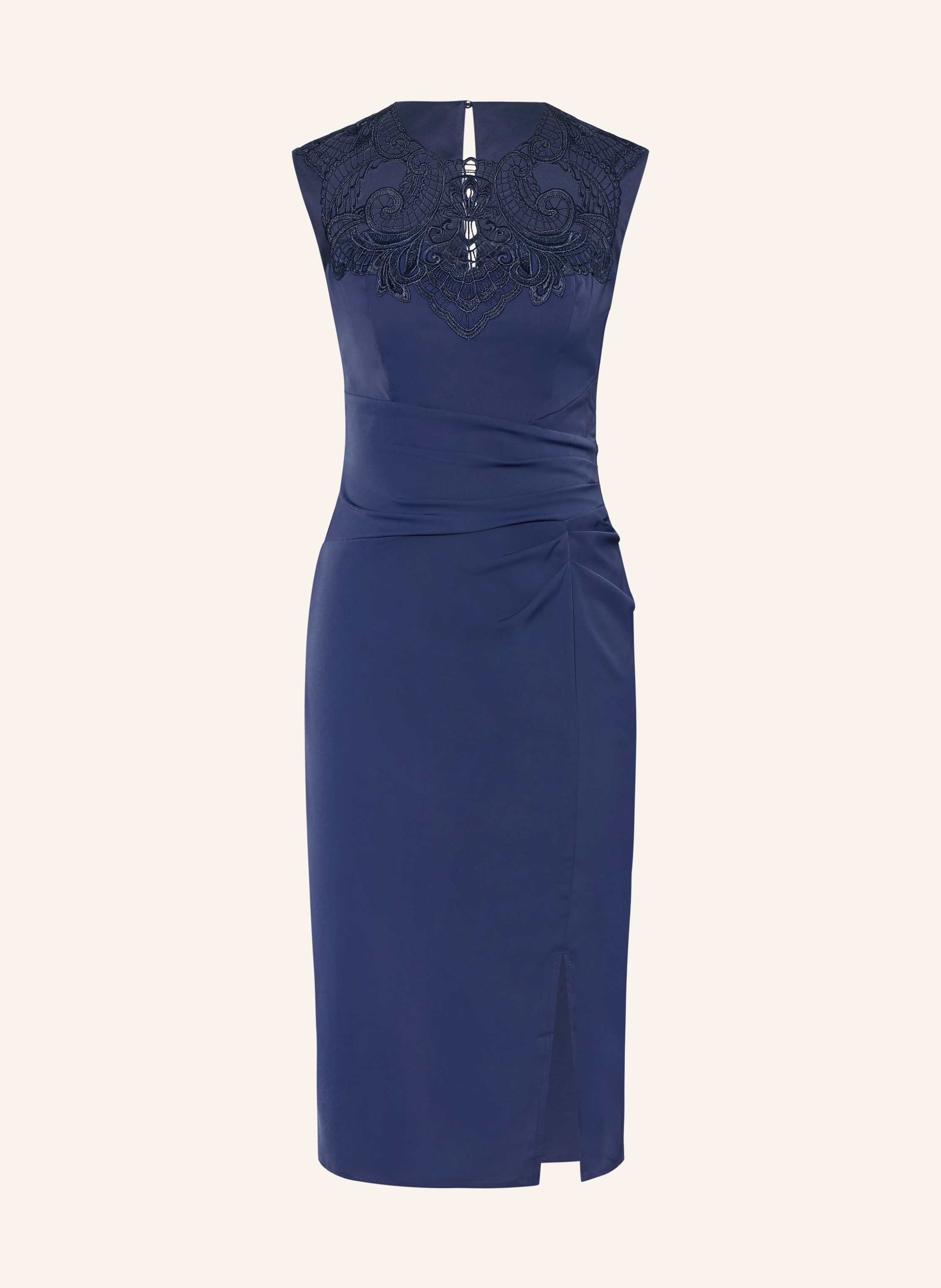 LIPSY Cocktail dress with lace in dark blue
