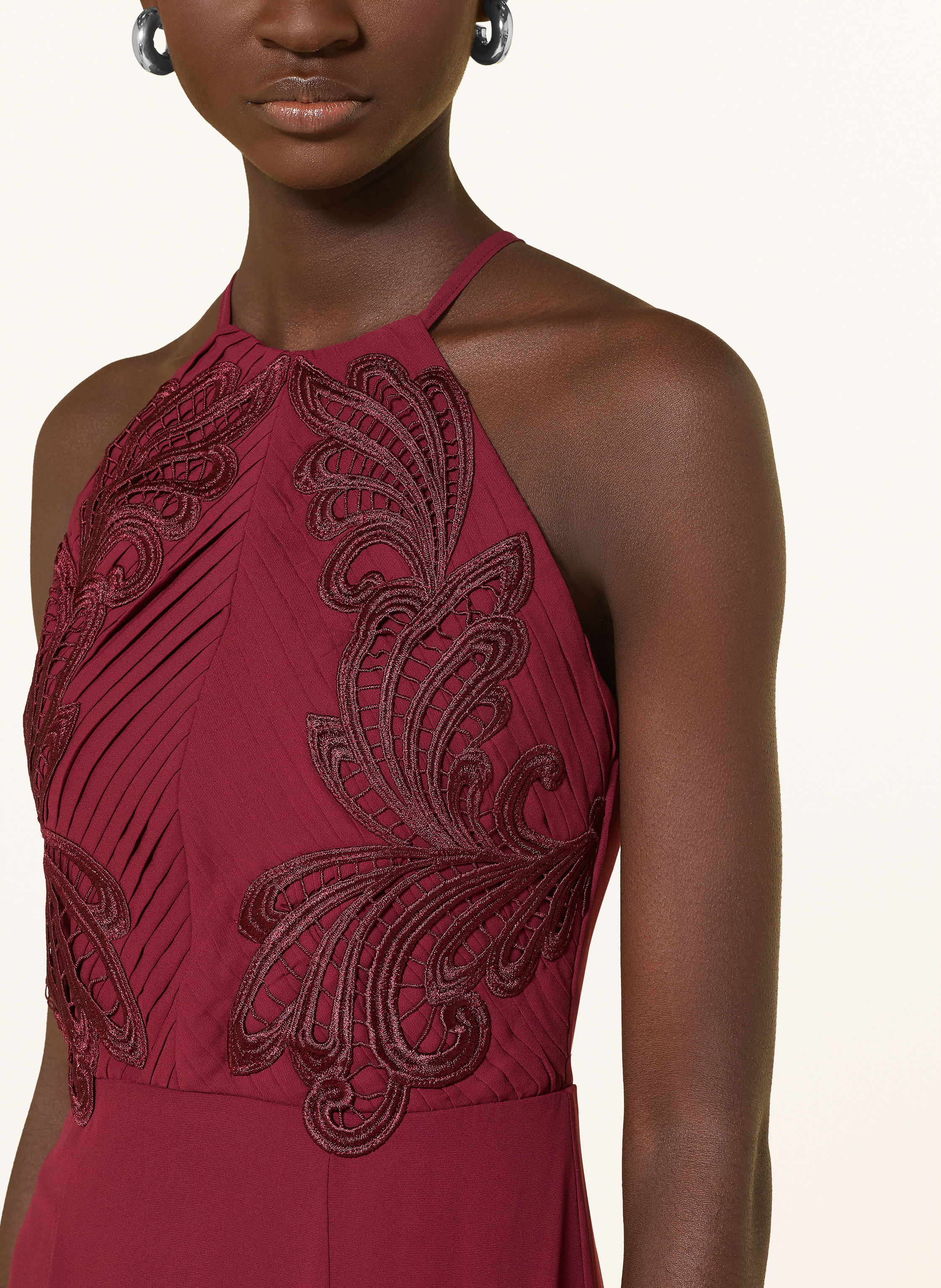 Thumbnail - Lipsy Abendkleid Mit Spitze rot