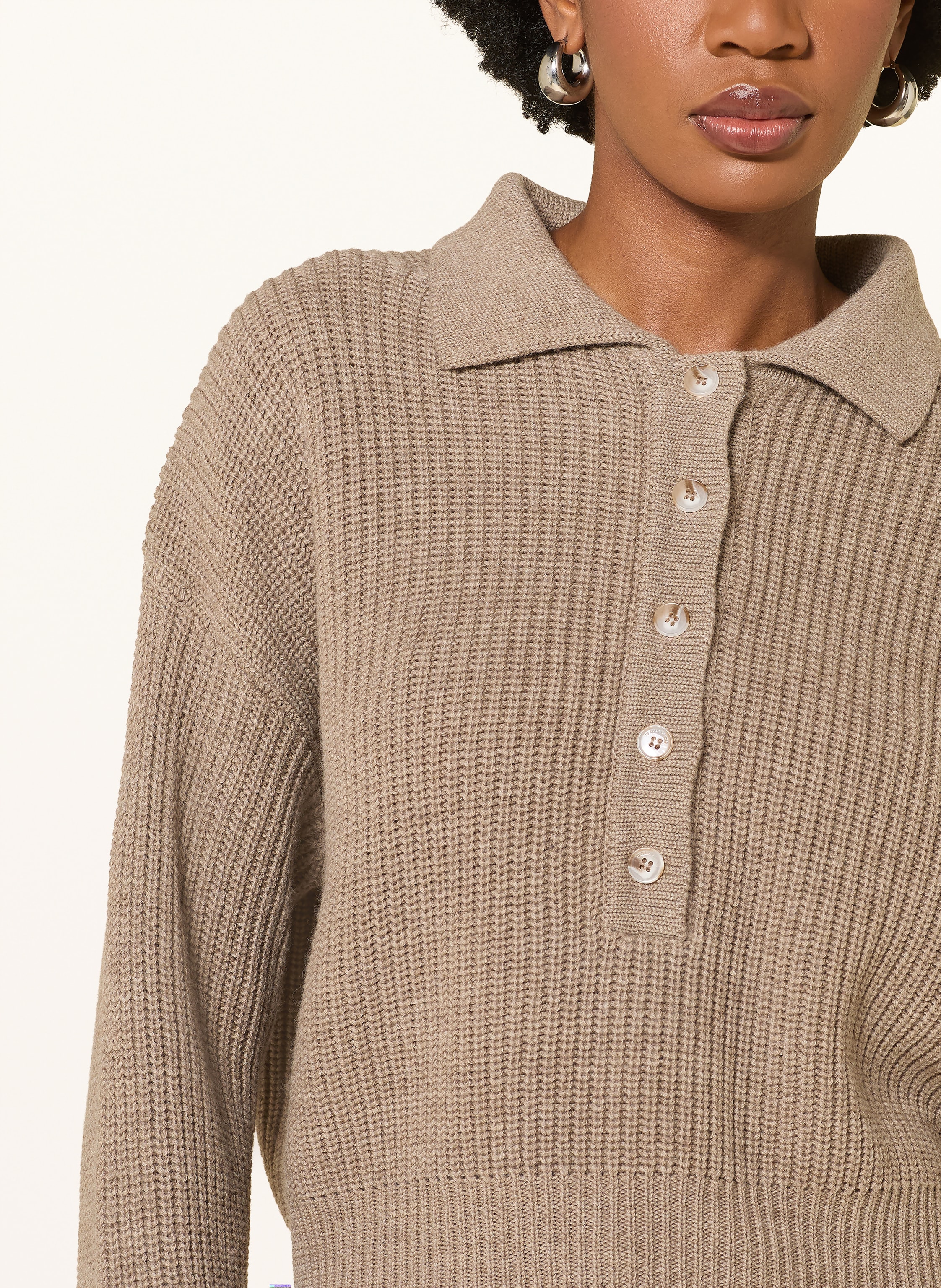 Thumbnail - By Aylin Koenig Pullover Tessa Aus Merinowolle beige