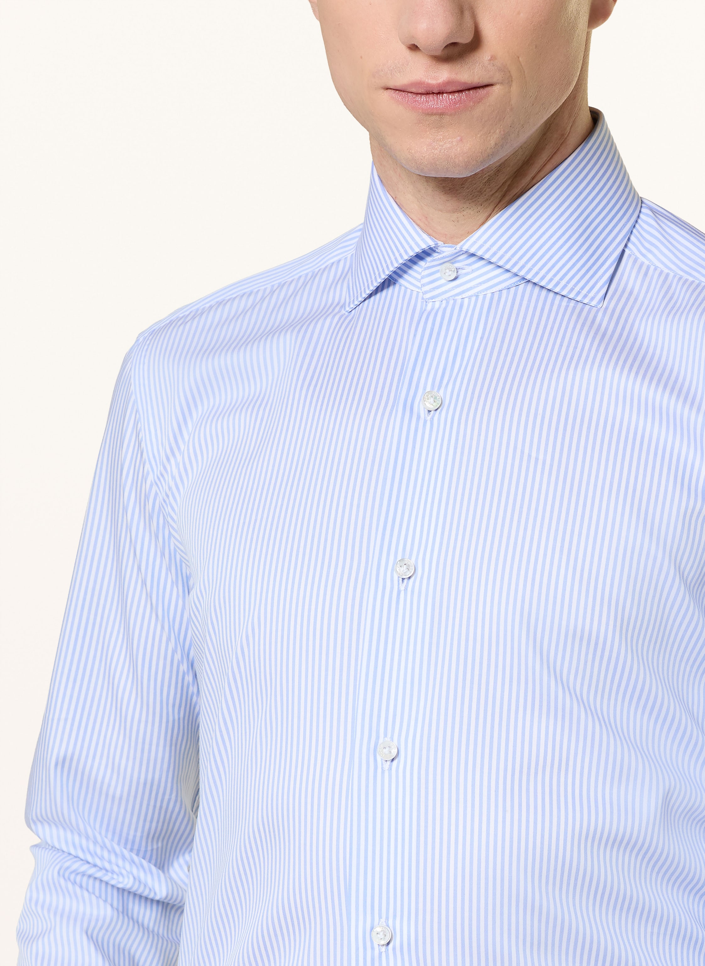 Thumbnail - Barba Napoli Hemd Slim Fit blau