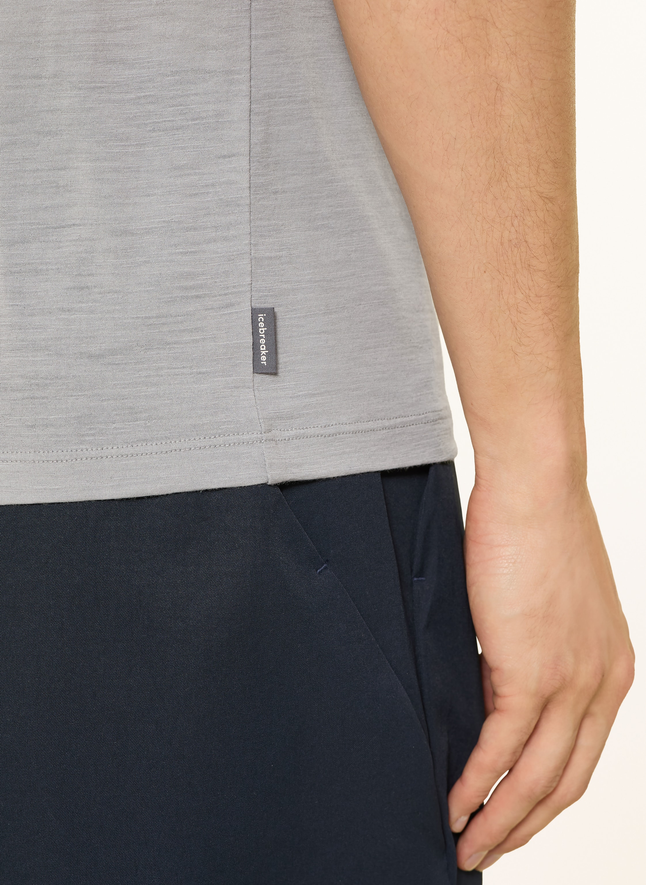 Thumbnail - Icebreaker T-Shirt Merino 150 Tech Lite grau