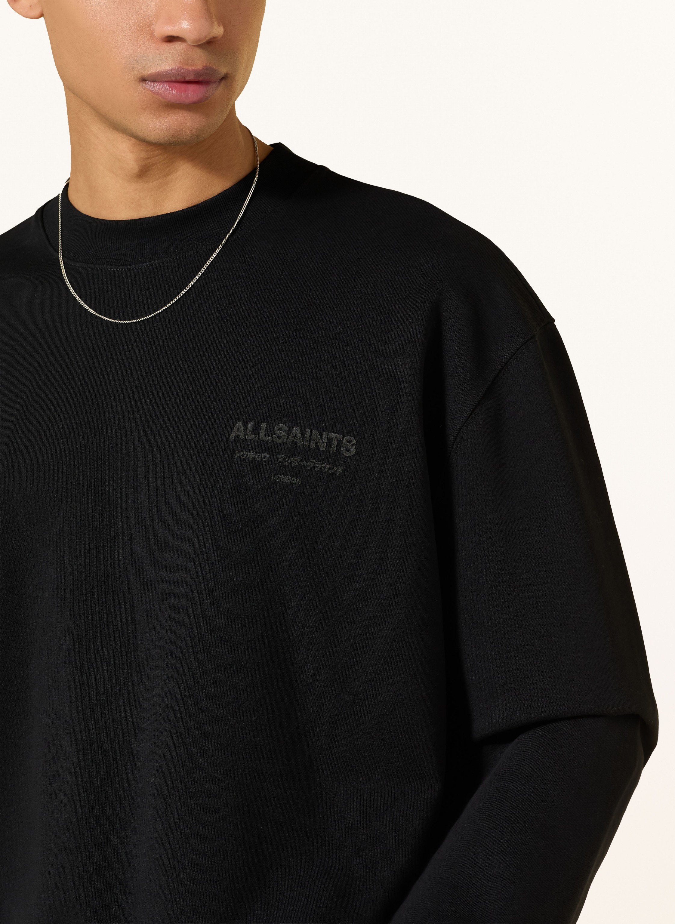 Thumbnail - Allsaints Sweatshirt Xander schwarz