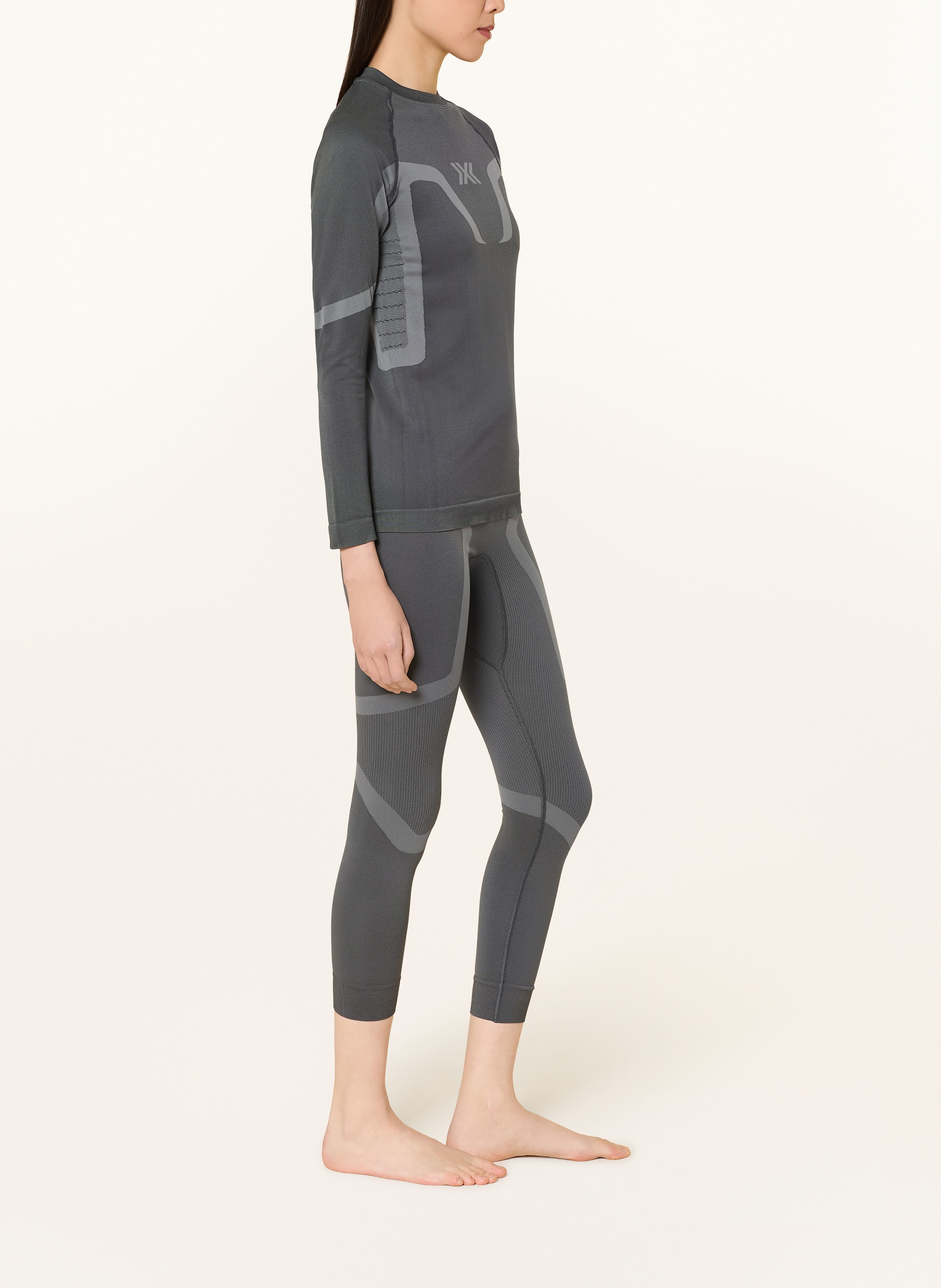 Thumbnail - X-Bionic Funktionswäsche-Hose X-Ential Mit Verkürzter Beinlänge grau