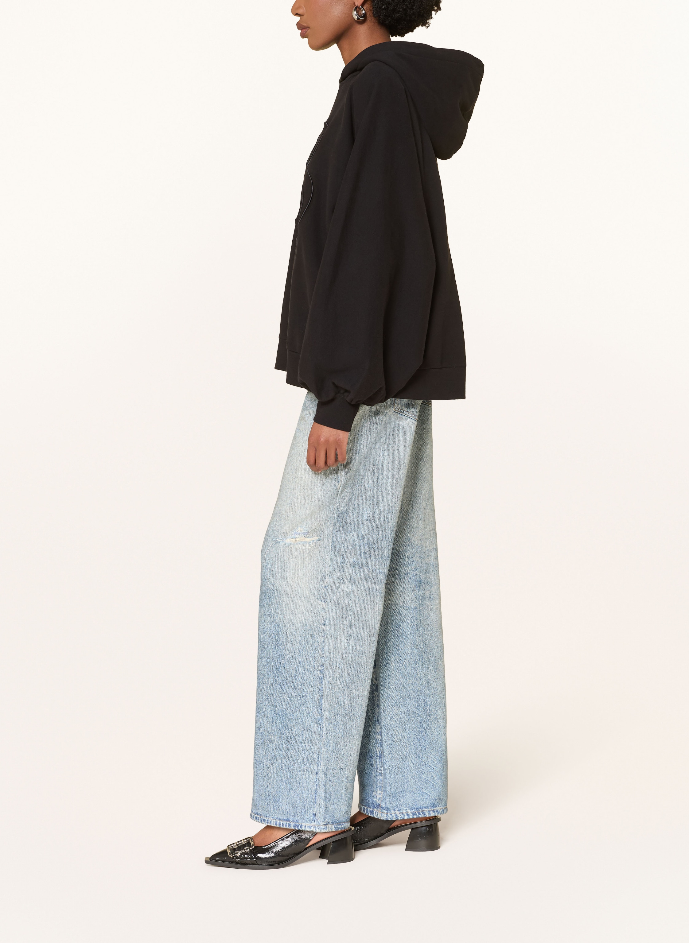 Thumbnail - Allsaints Oversized-Hoodie Artia schwarz