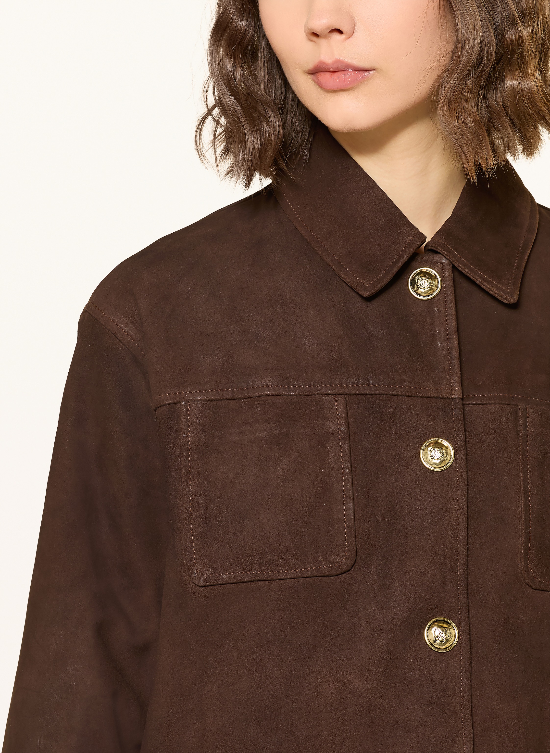 Thumbnail - Sandro Lederjacke schwarz