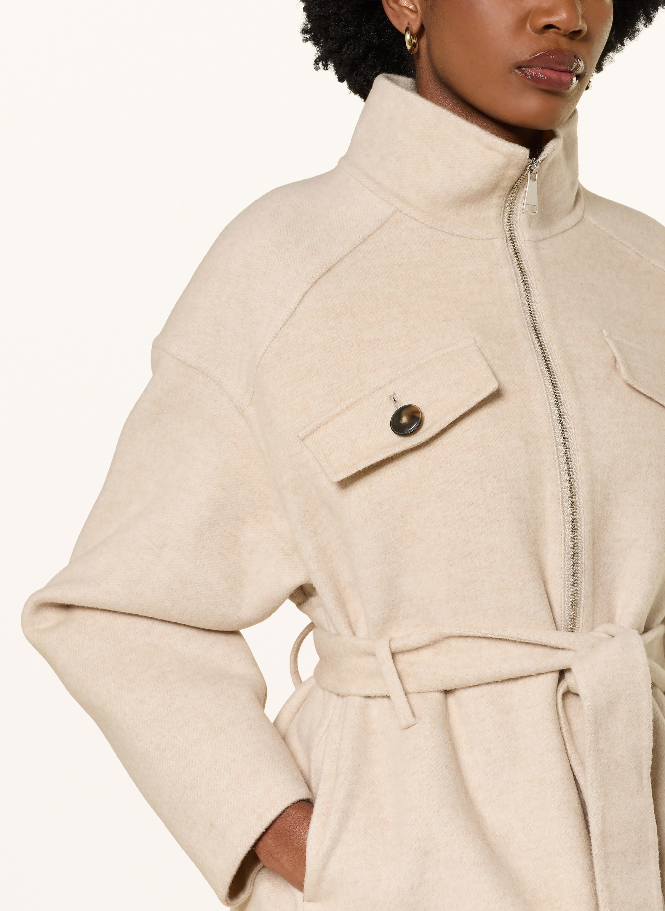 Thumbnail - Ba&Sh Jacke Lerica beige