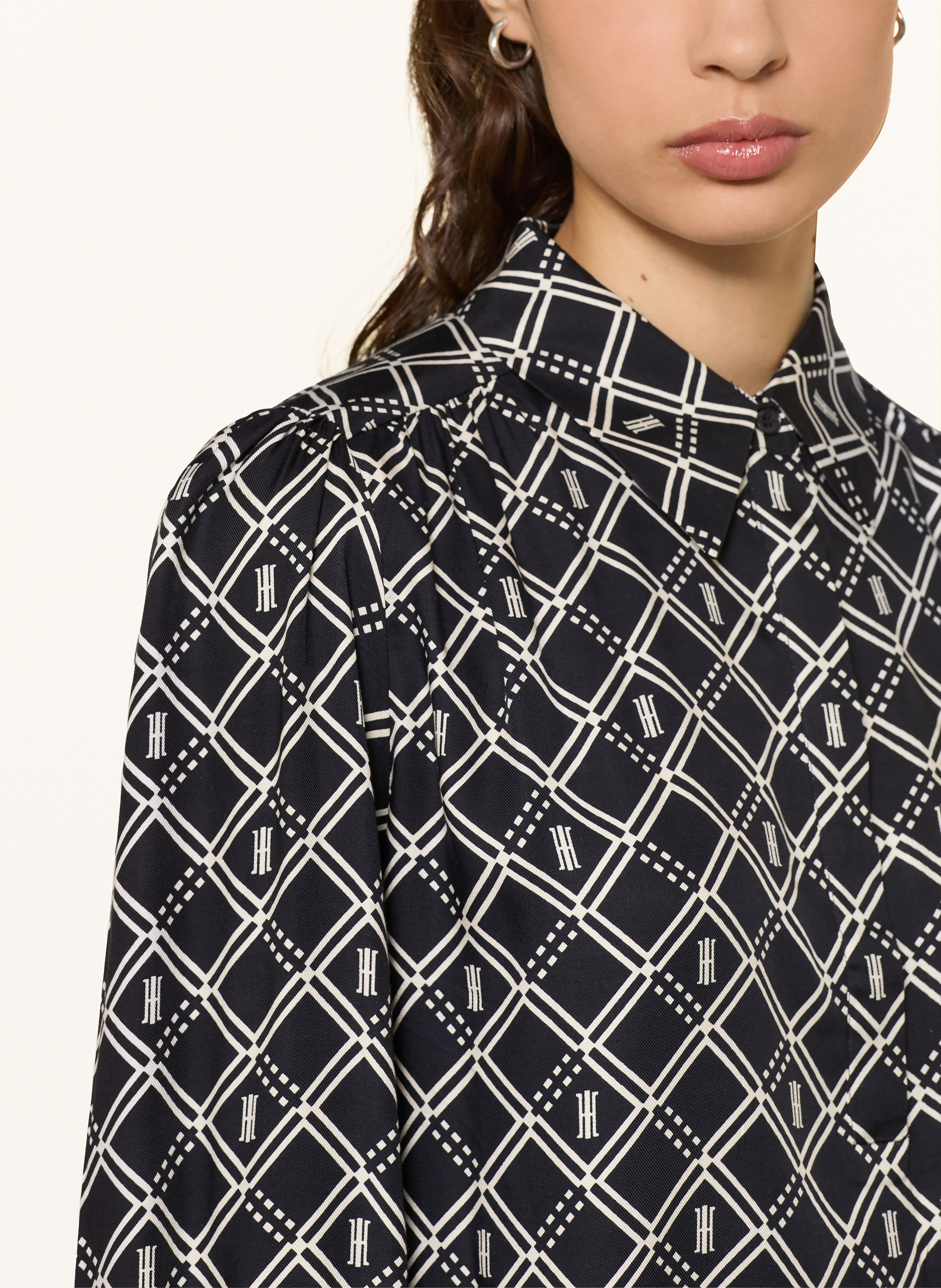 Thumbnail - Hobbs Hemdbluse Paulina Aus Satin blau