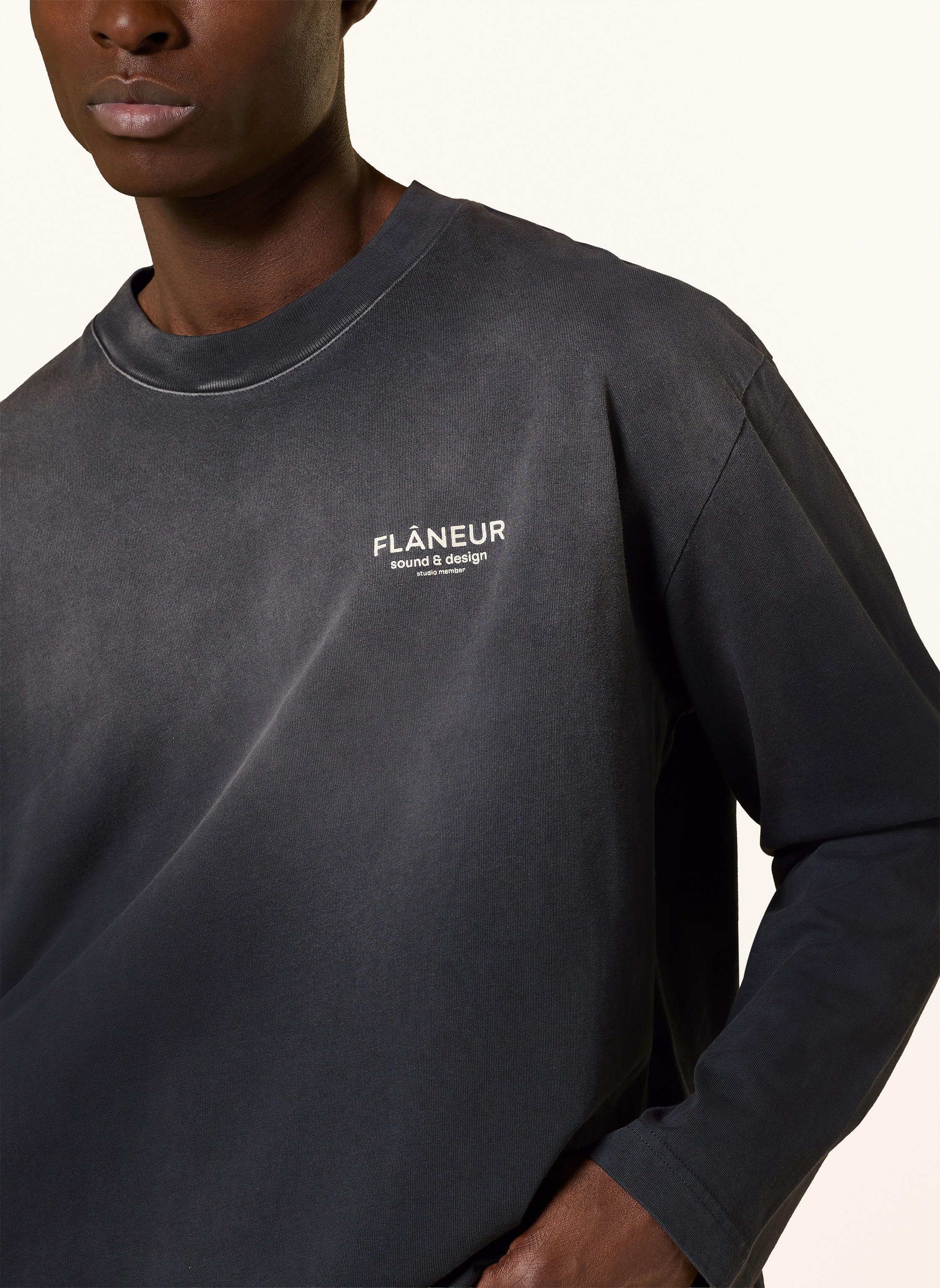 Thumbnail - Flâneur Oversized-Longsleeve Sound & Design schwarz