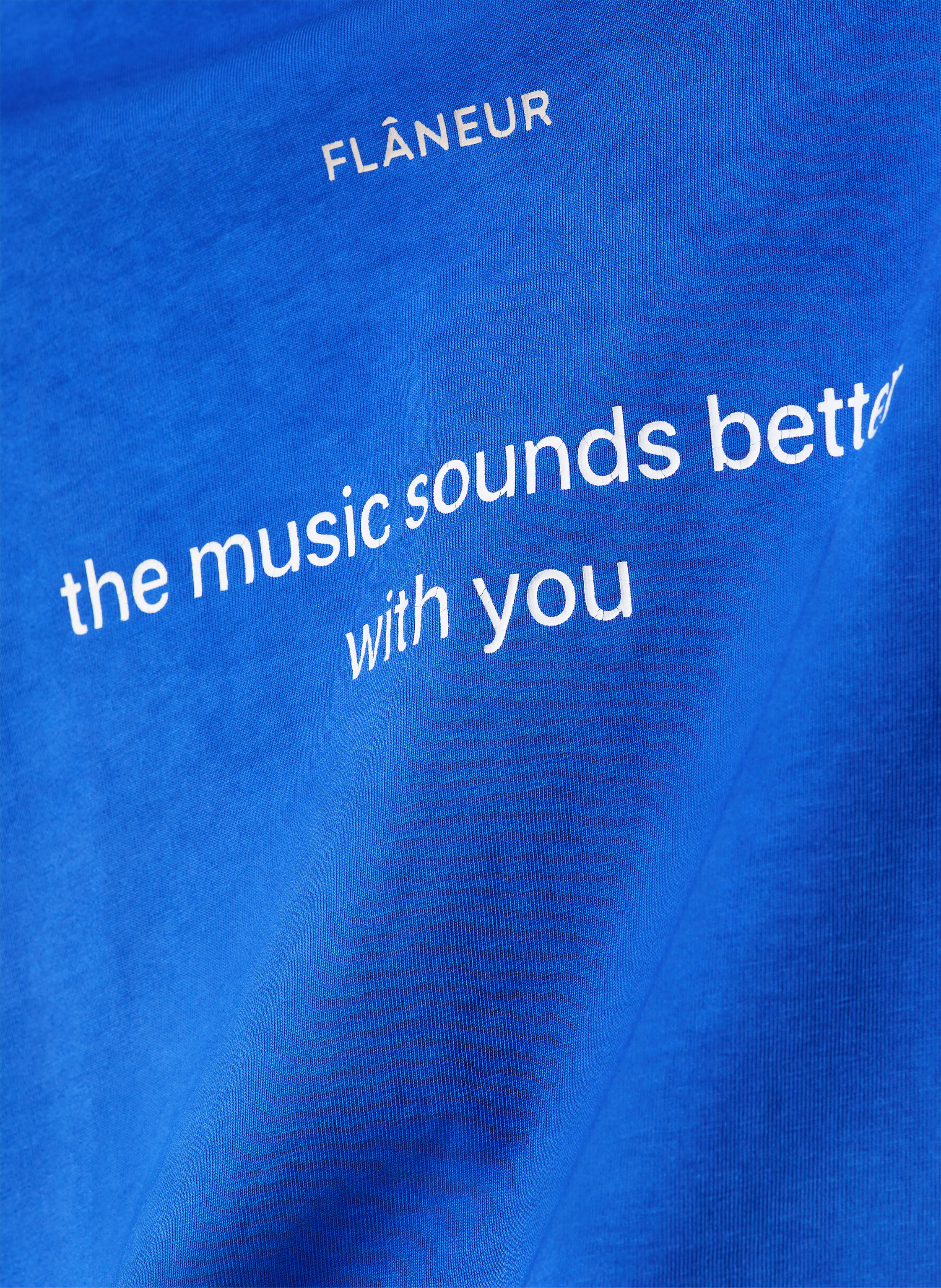 Thumbnail - Flâneur Oversized-Shirt With You blau