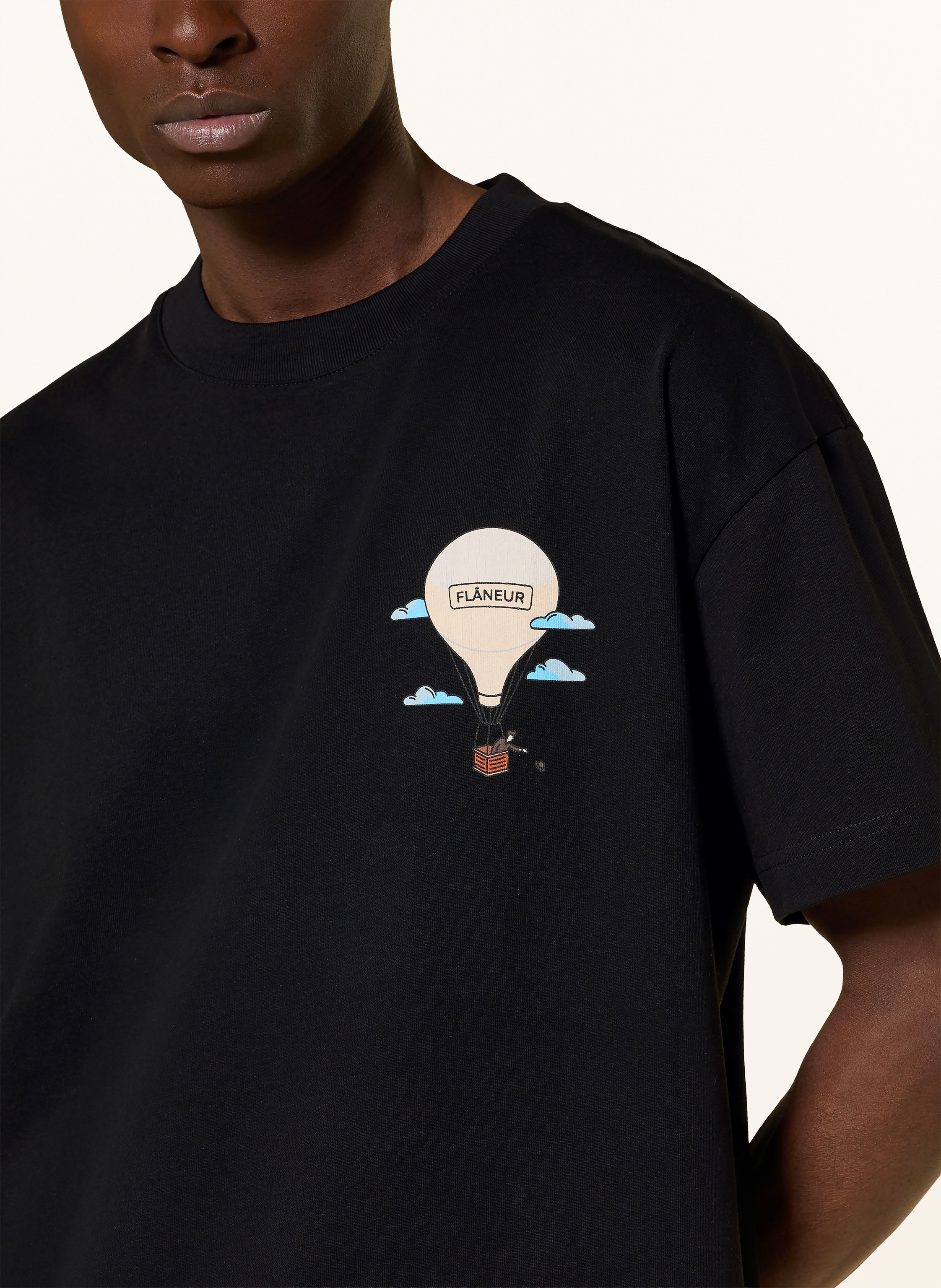 Thumbnail - Flâneur Oversized-Shirt Aéronautique schwarz