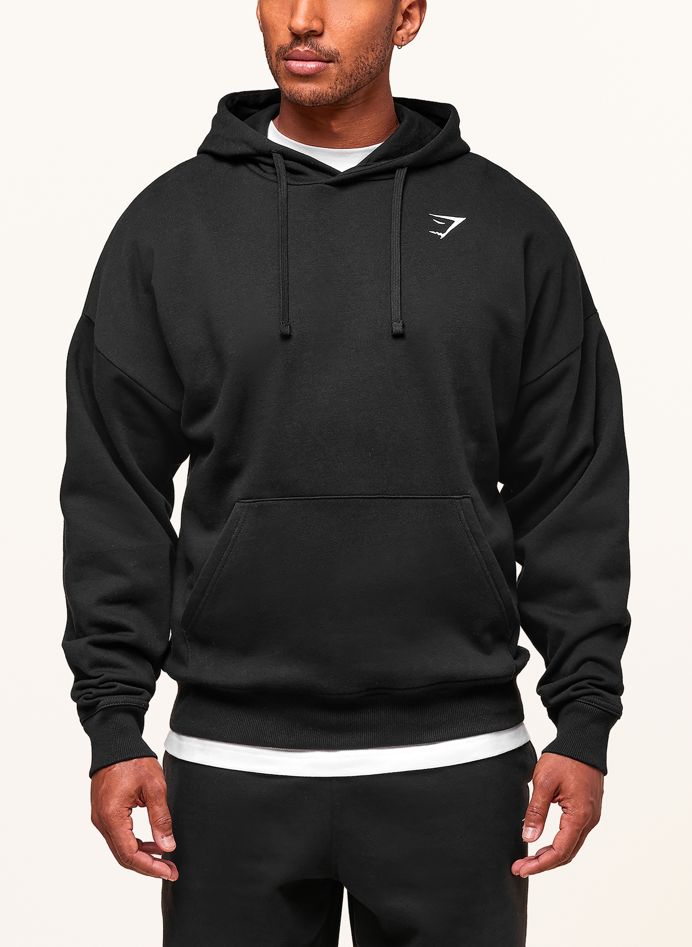 Thumbnail - Gymshark Oversized-Hoodie Crest schwarz