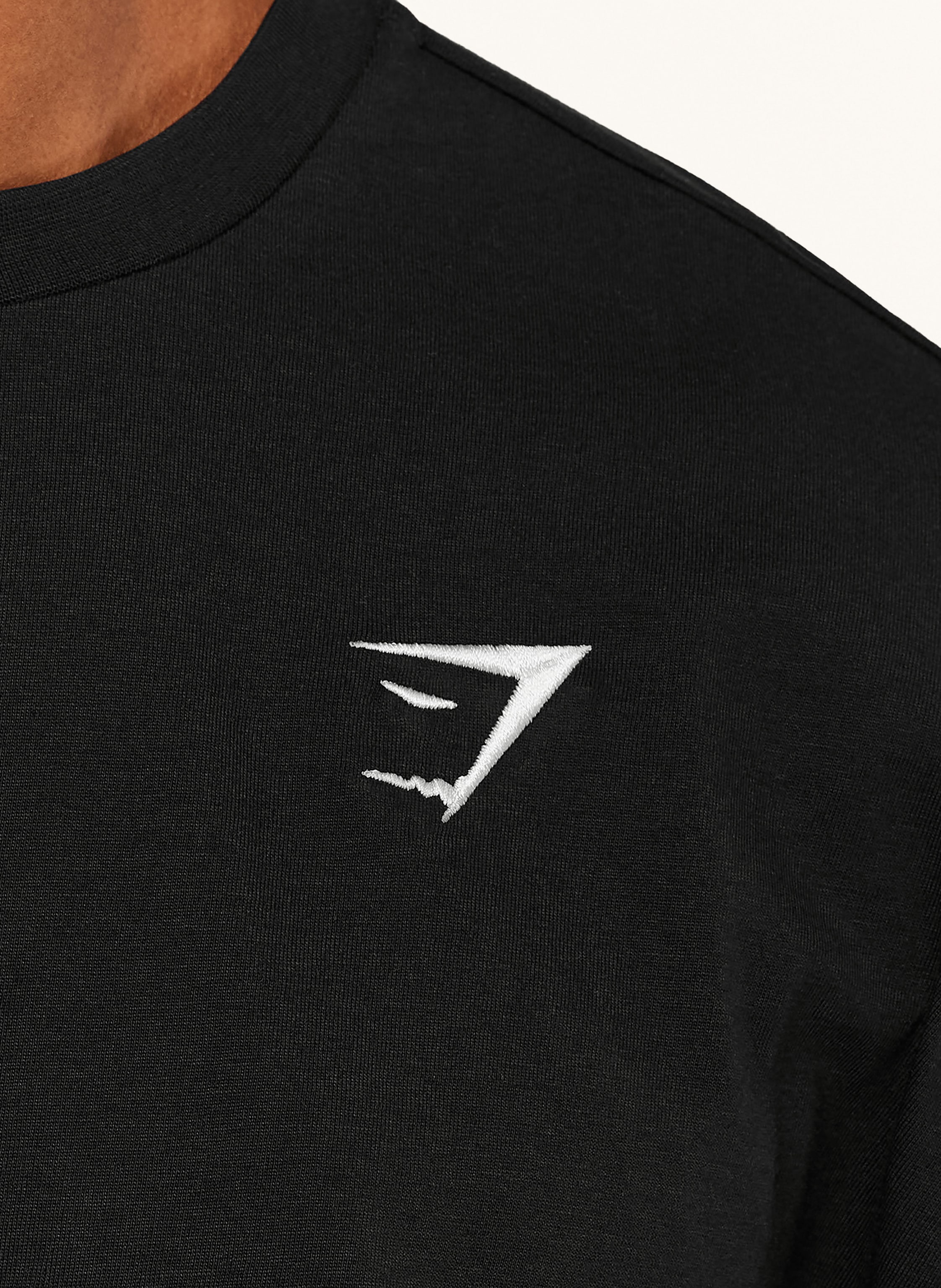 Thumbnail - Gymshark Oversized-Shirt Crest schwarz