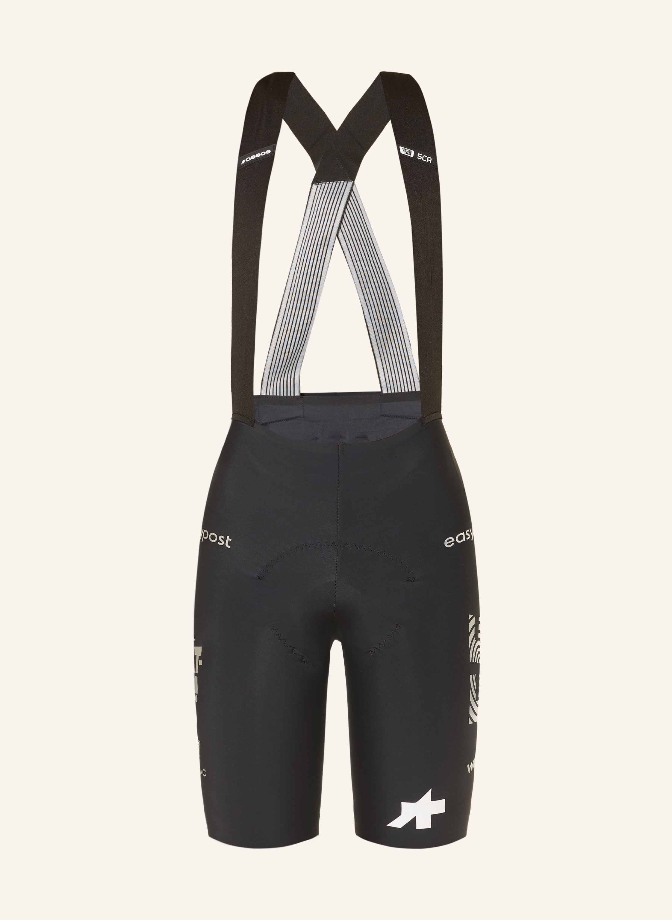 Assos Radhose Equipe s11 Ef 2026 Mit Trägern Und Gepolstertem Einsatz schwarz