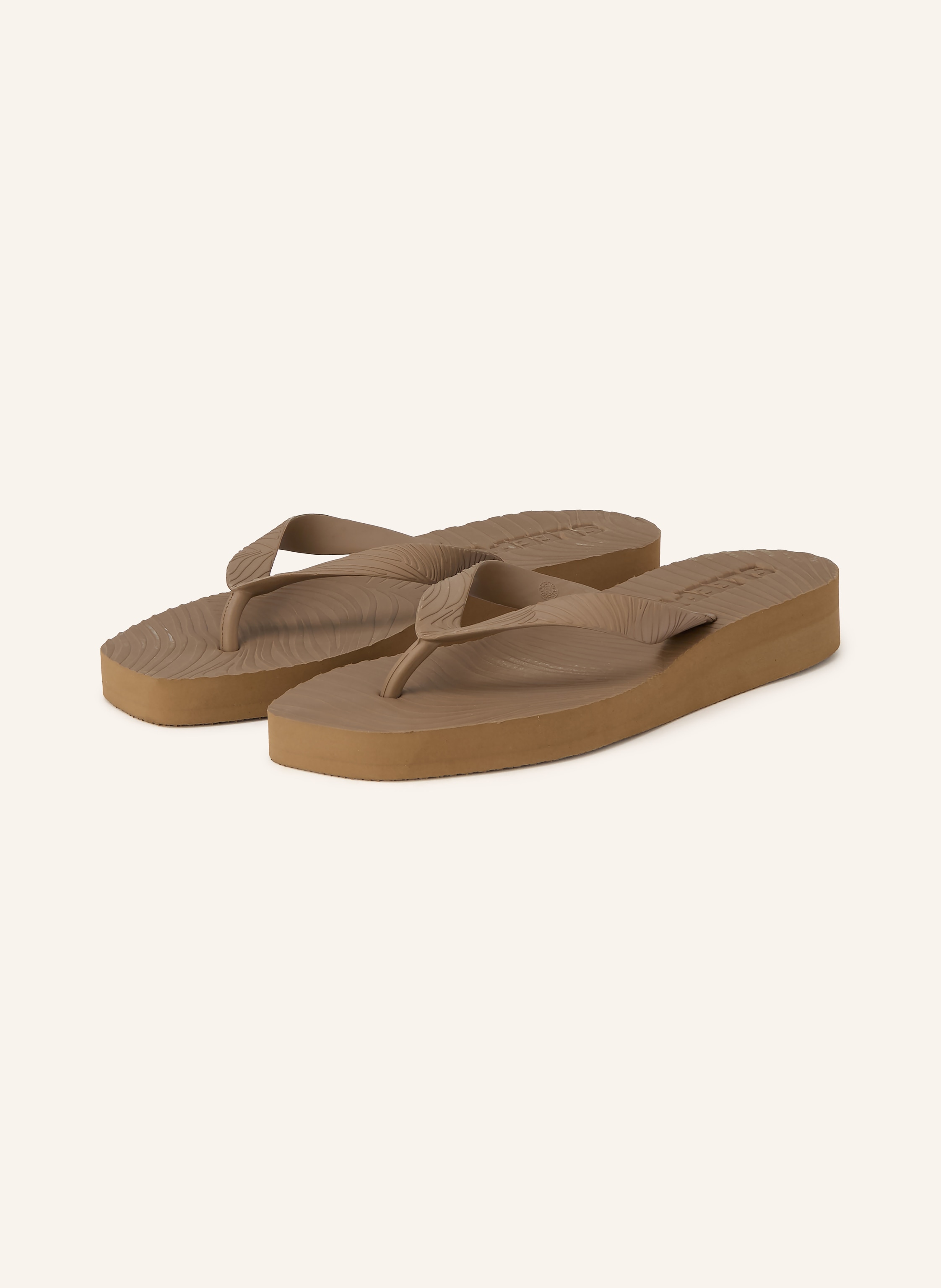 Sleepers Zehentrenner Tapered Platform beige