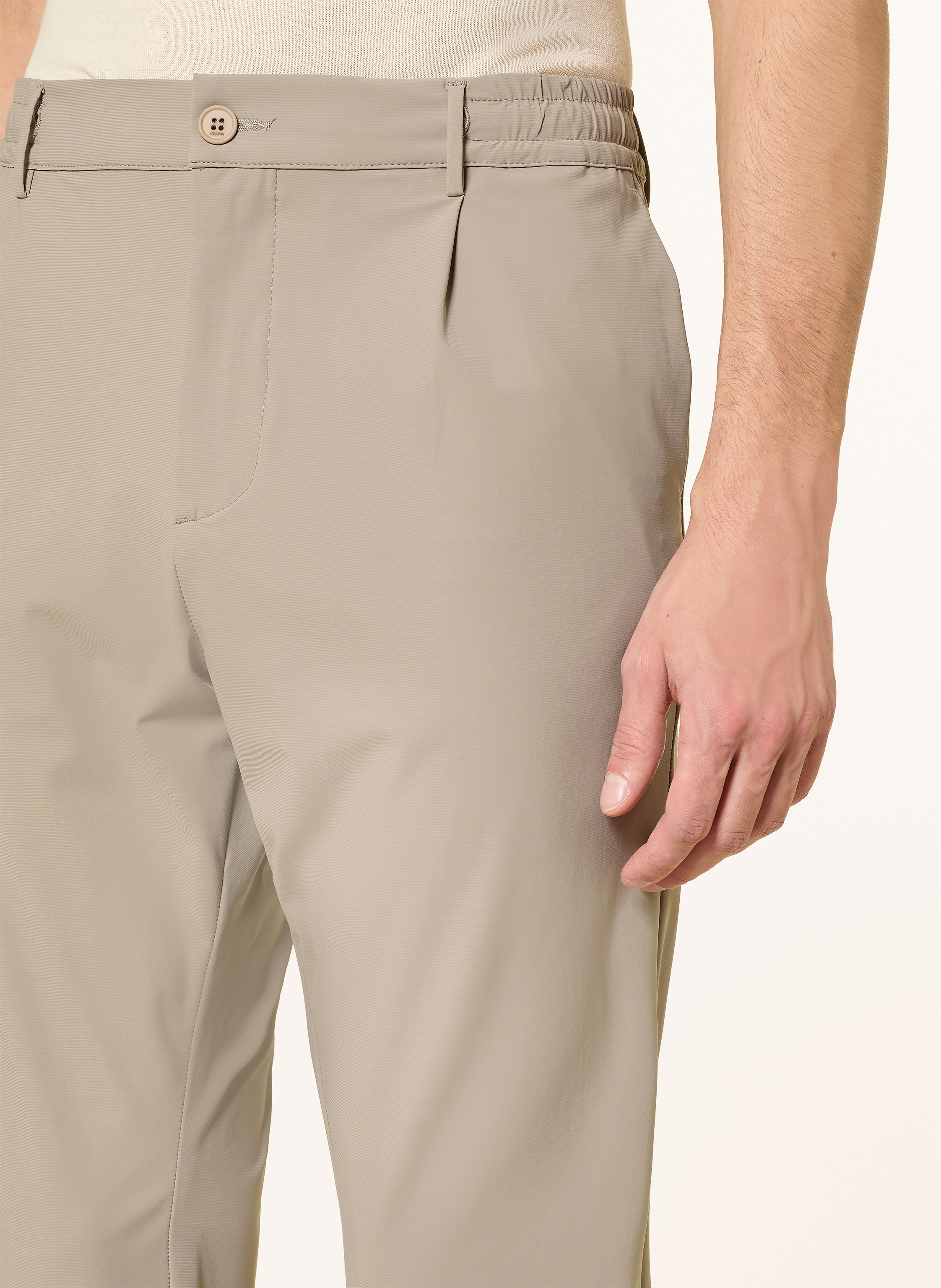 Thumbnail - Cruna Chino Mitte Tapered Fit beige